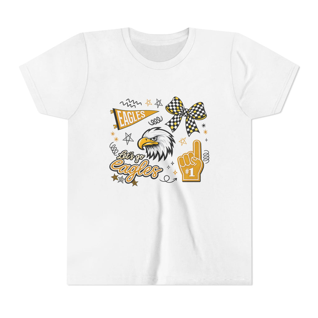 Youth Eagle Cheer and Spirt Mascot Tee