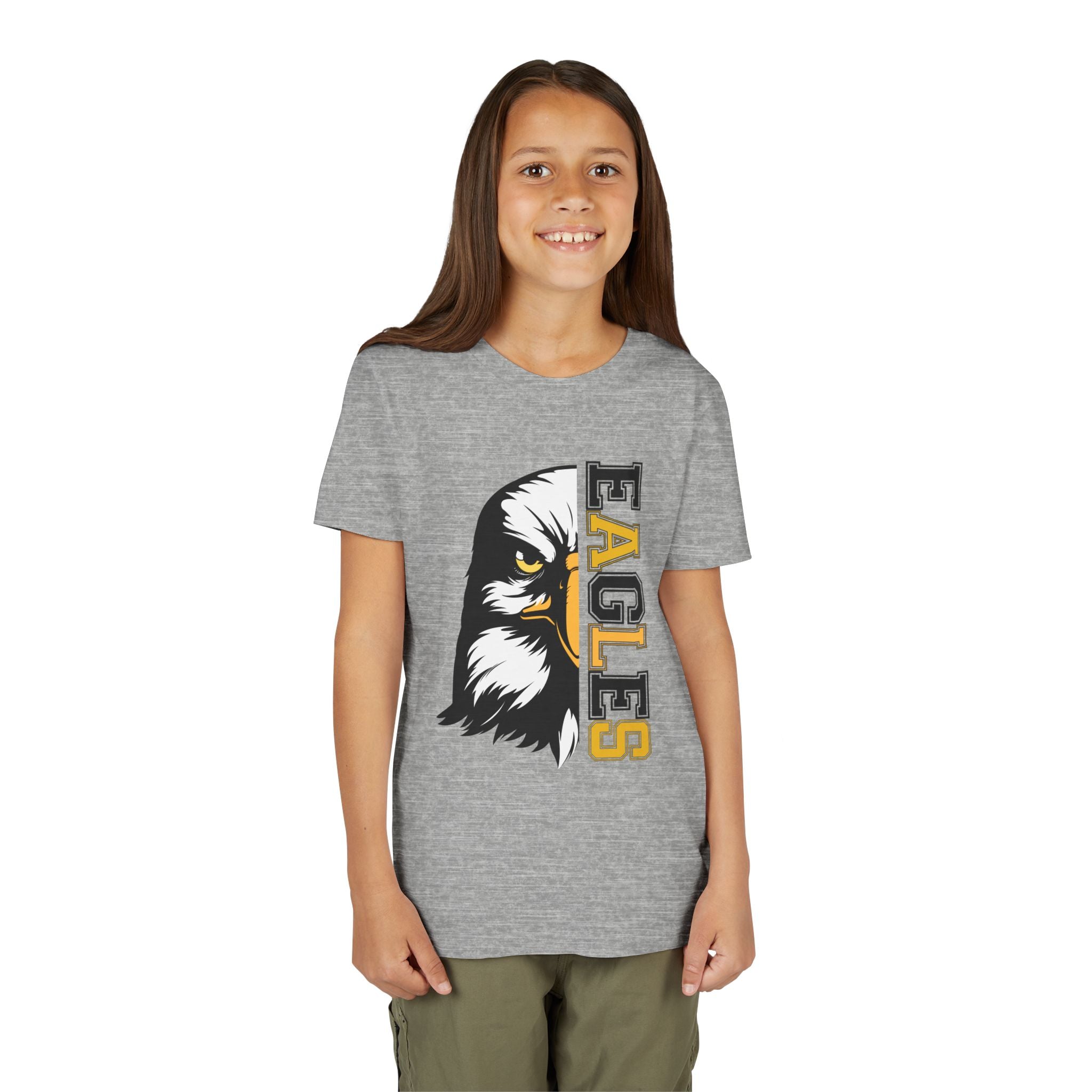 Youth Eagle In Your Face Mascot Tee