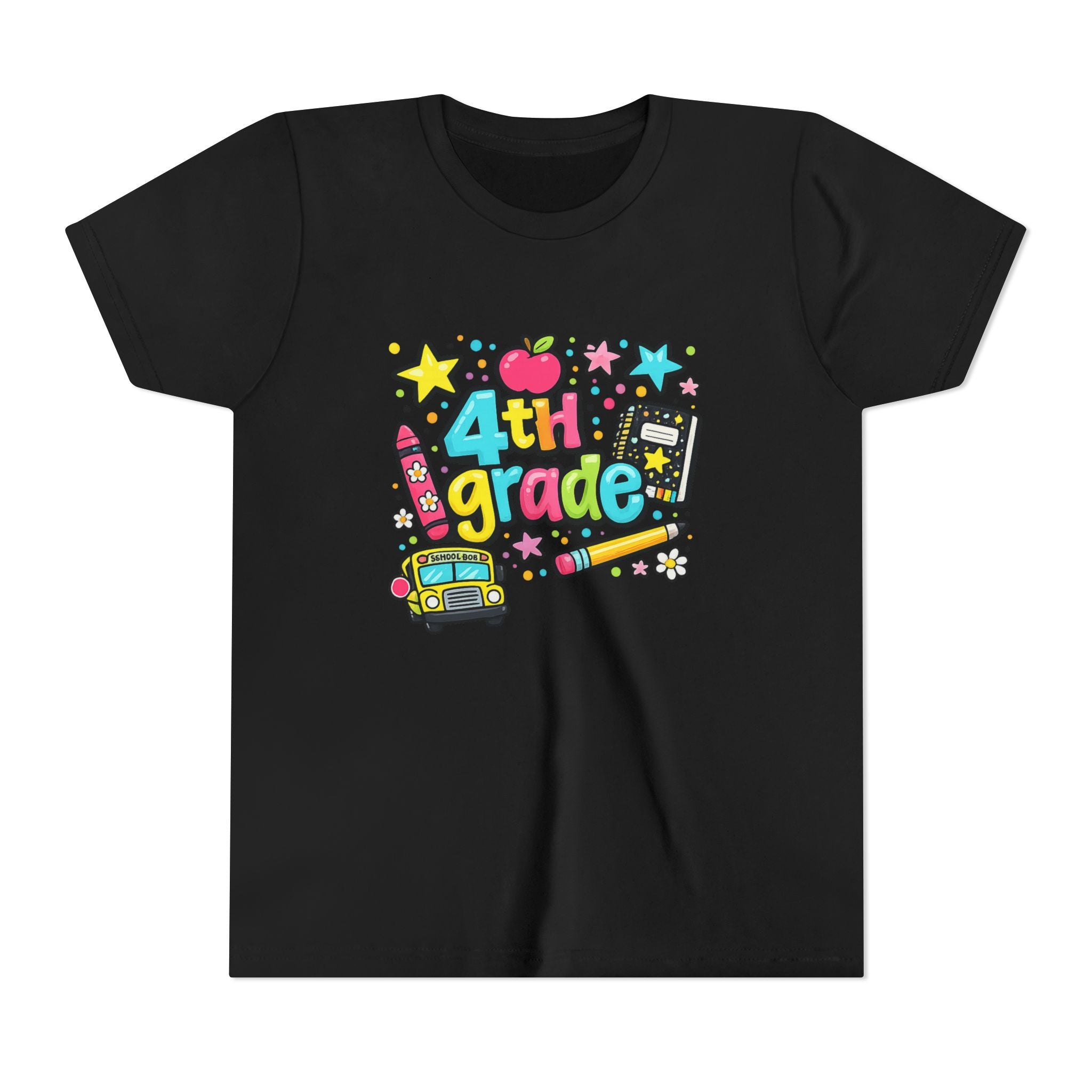 Youth 4th Grade Doodle Dot Grade Level Tee