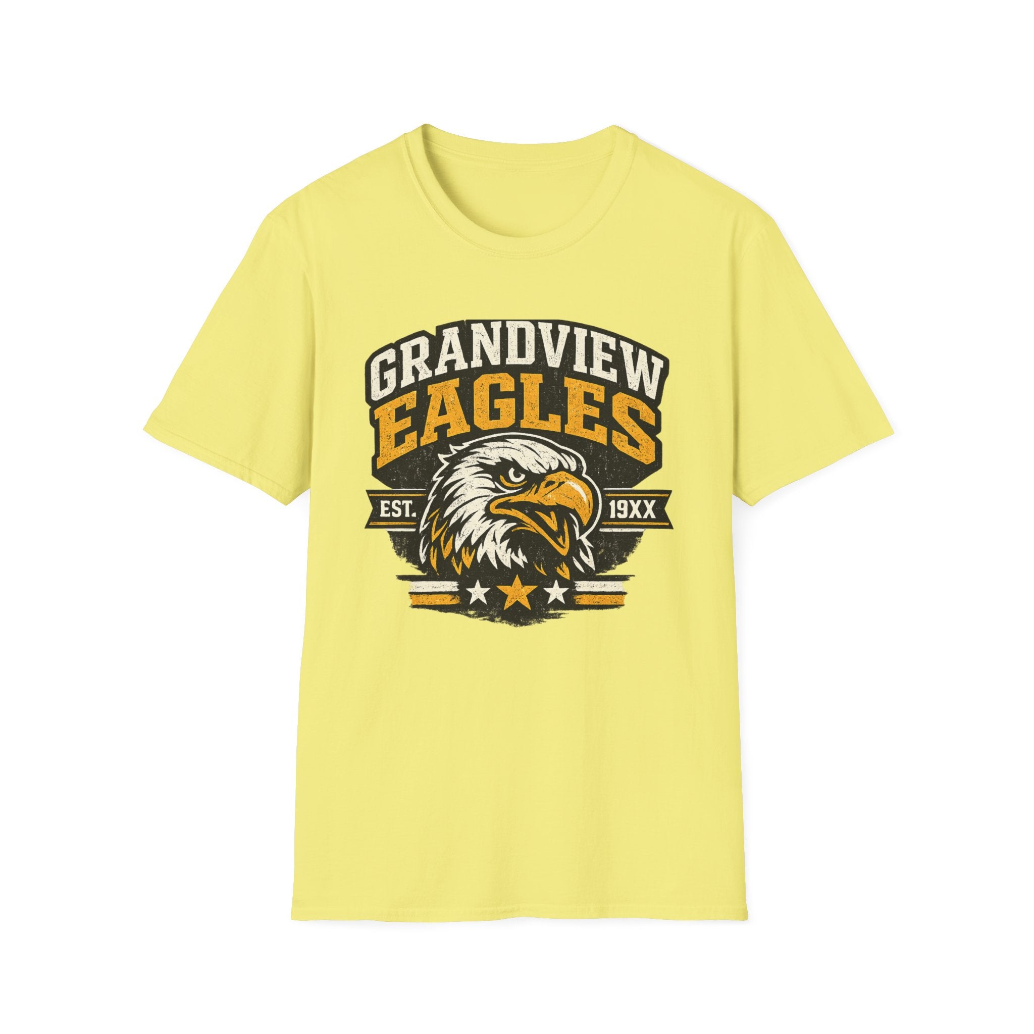 Adult Eagle Vintage School Mascot Tee