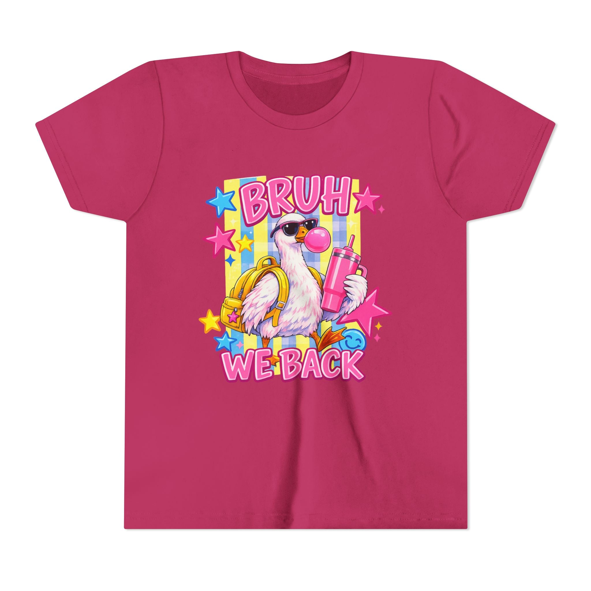 Youth Tee — 'Bruh We Back' Graphic Kids T-Shirt