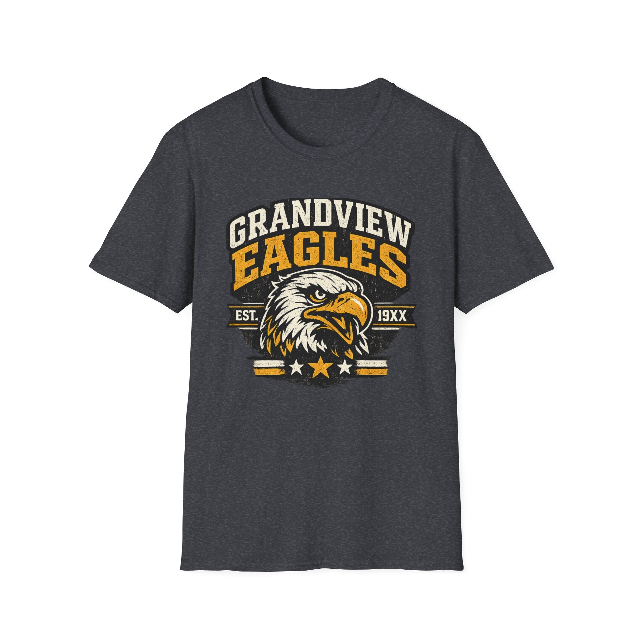 Adult Eagle Vintage School Mascot Tee
