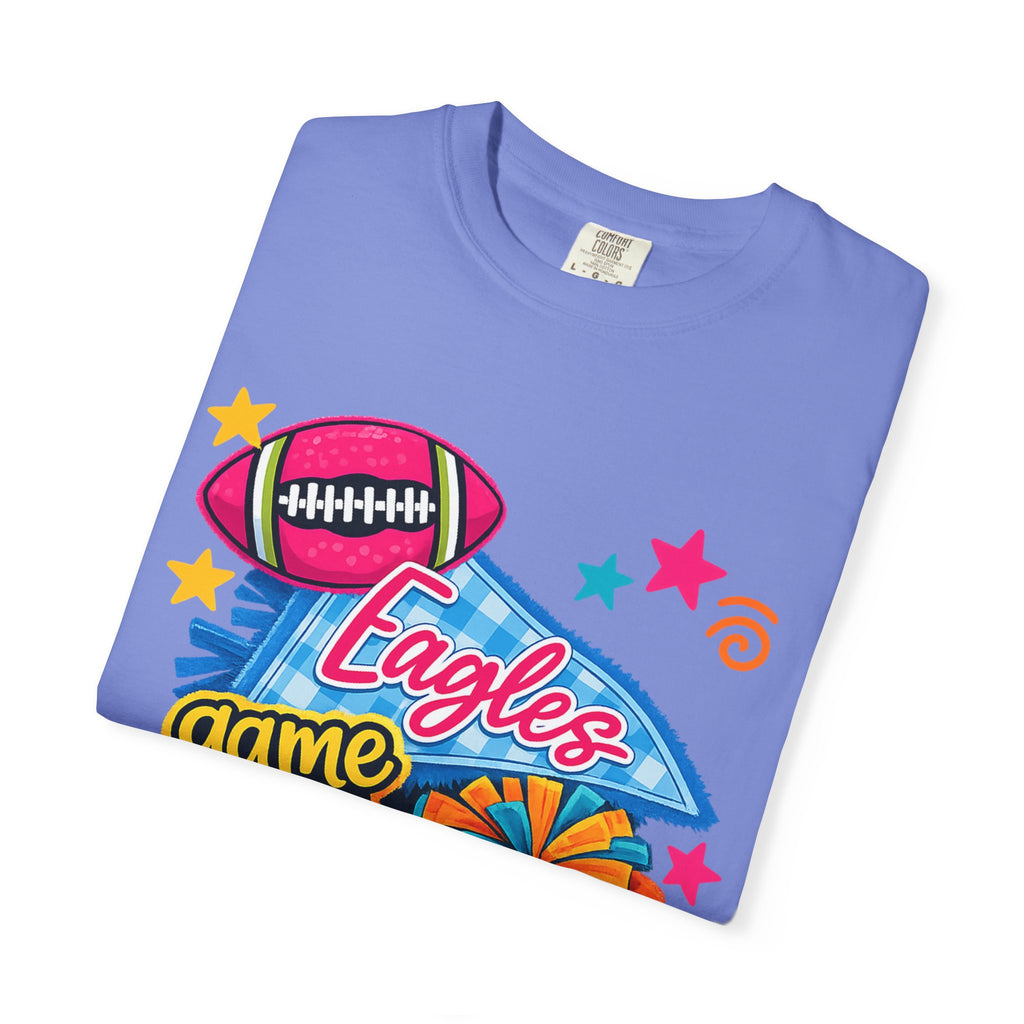 Adult Colorful Eagles Game Day T-Shirt — Football & Cheer Graphic Tee