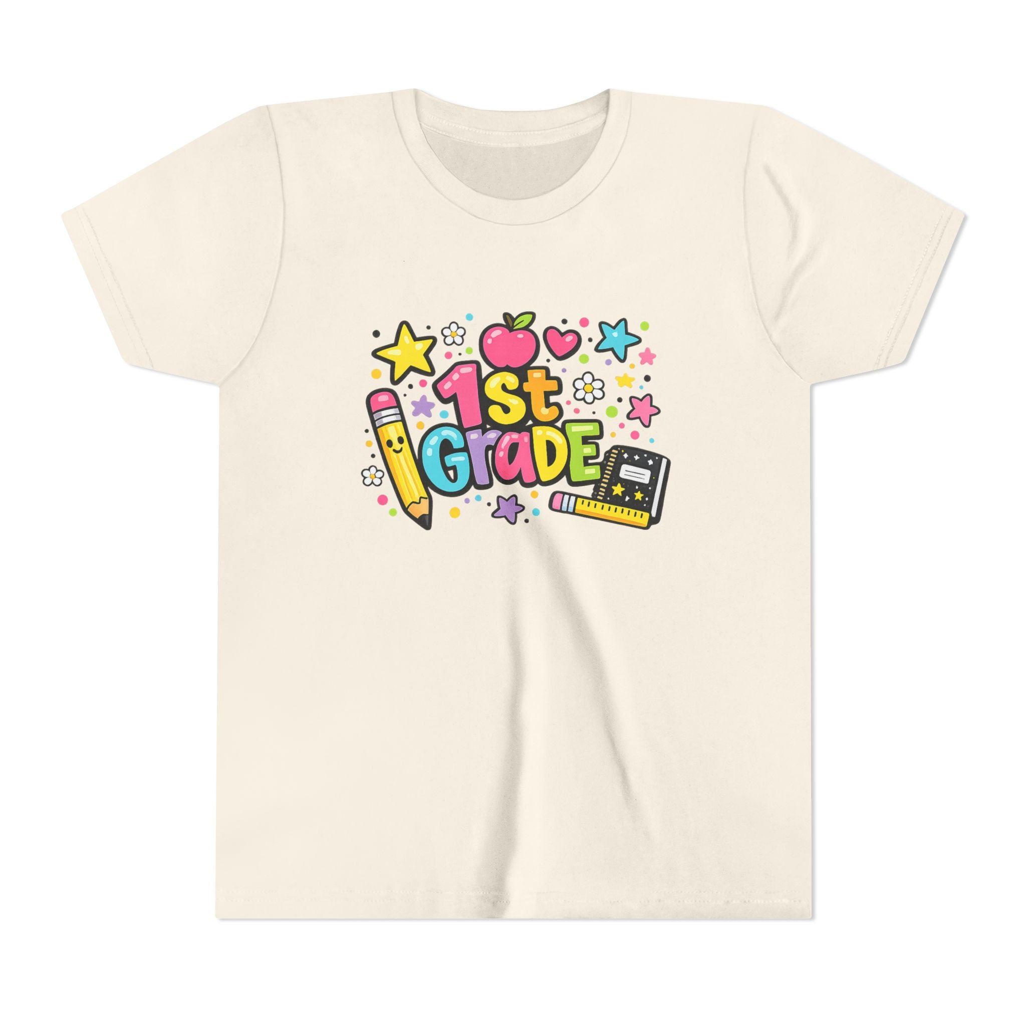 Youth 1st Grade Doodle Dot Grade Level Tee