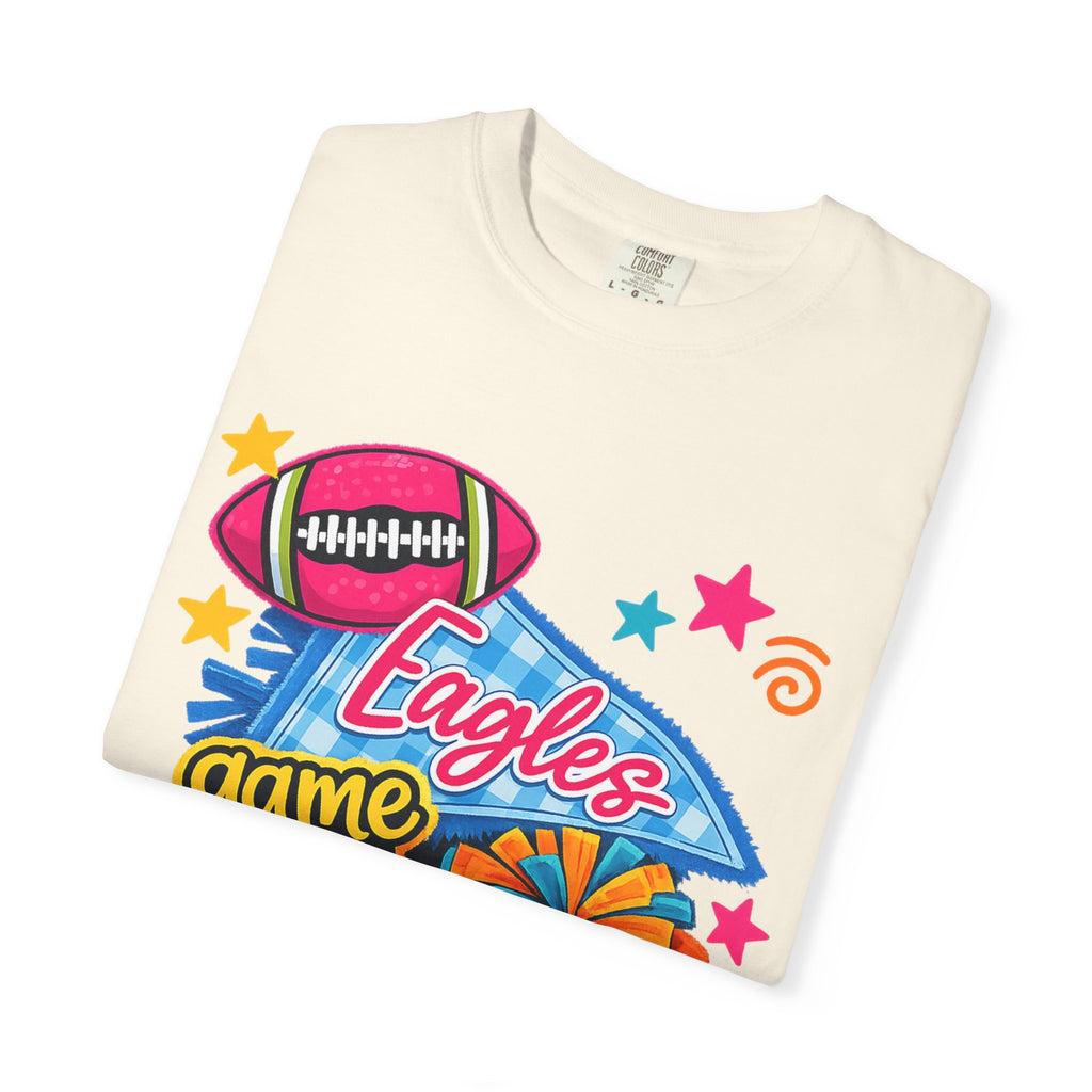 Adult Colorful Eagles Game Day T-Shirt — Football & Cheer Graphic Tee