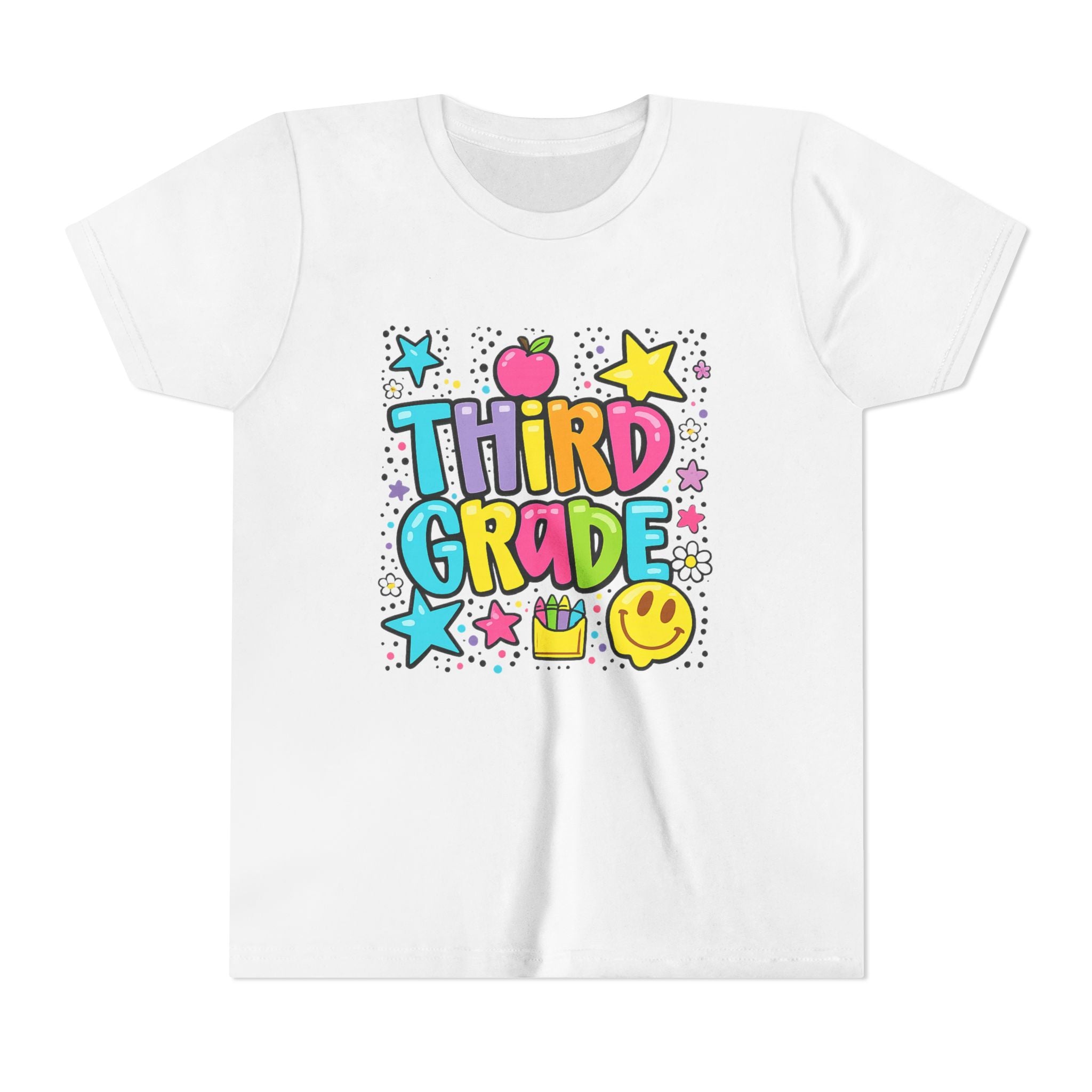 Youth 3rd Grade Doodle Dot Grade Level Tee