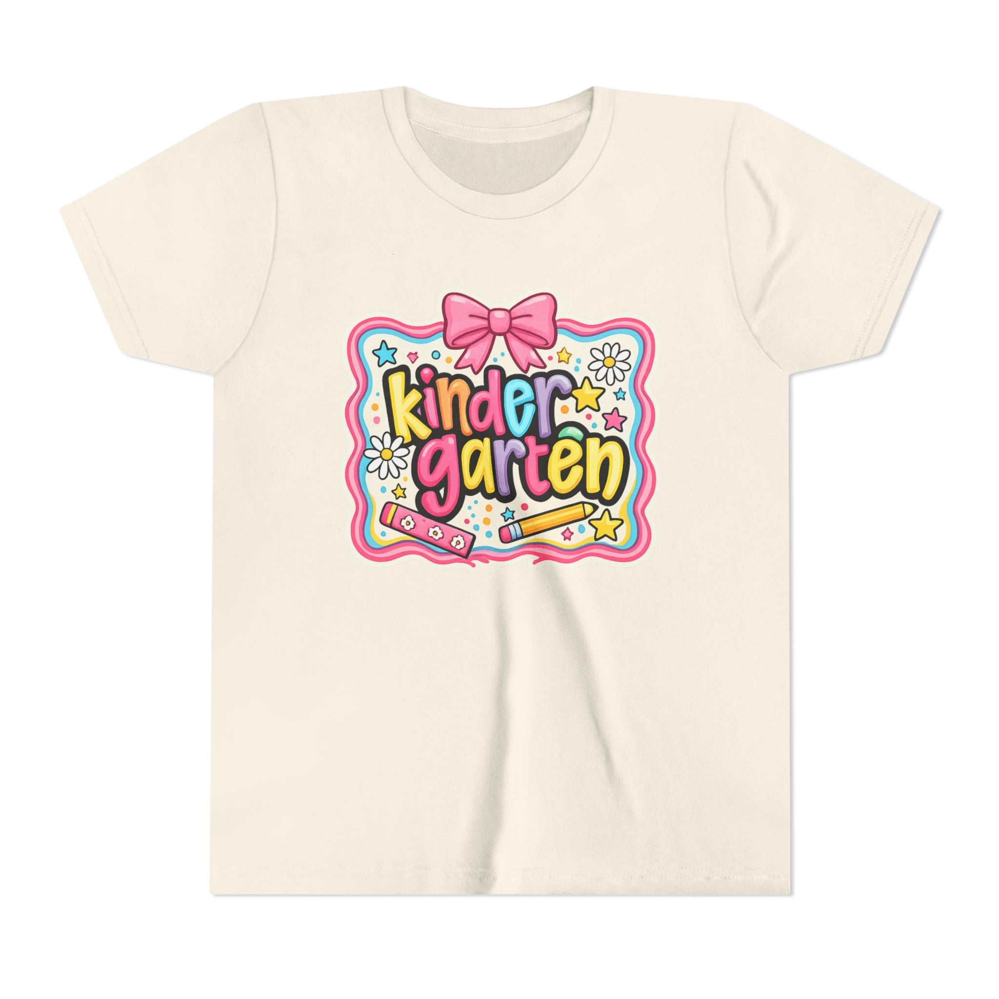 Kindergarten Cute Bow Kids Tee
