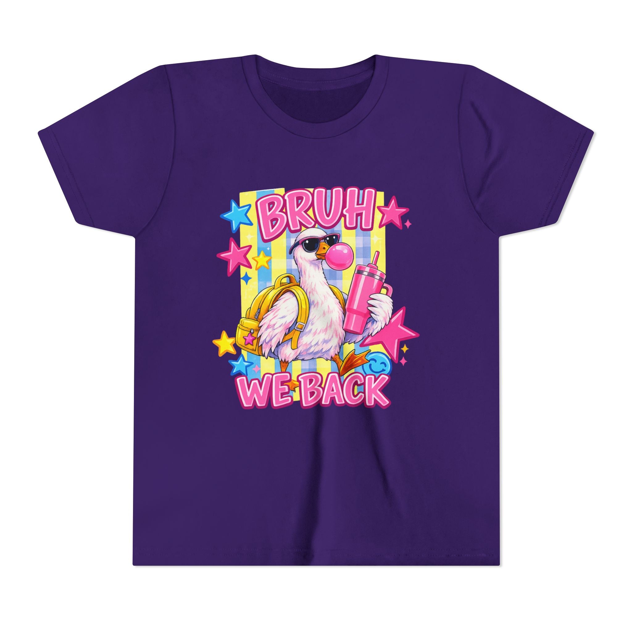 Youth Tee — 'Bruh We Back' Graphic Kids T-Shirt