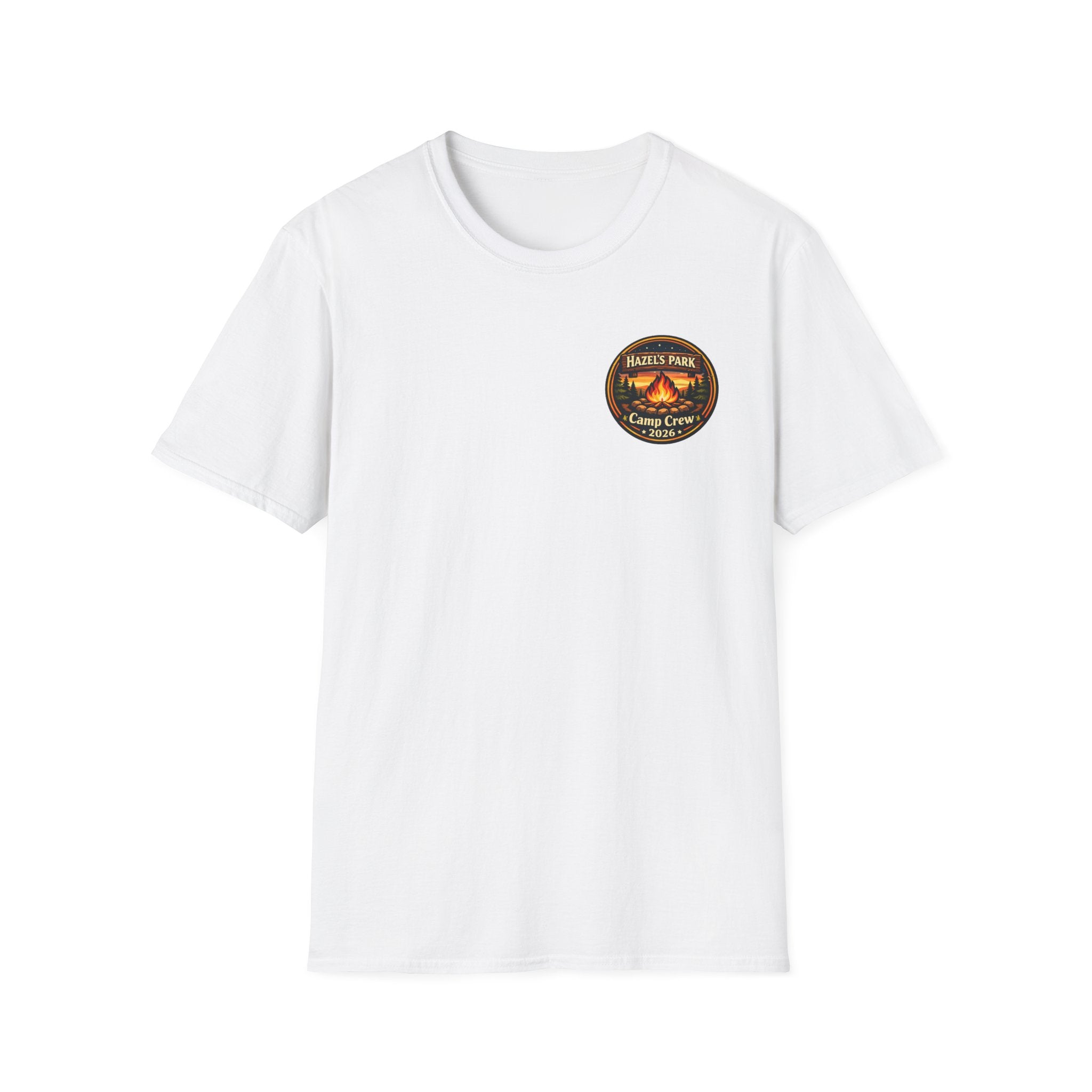 Hazel's Park Camp Crew T-Shirt | Campfire Badge 2026