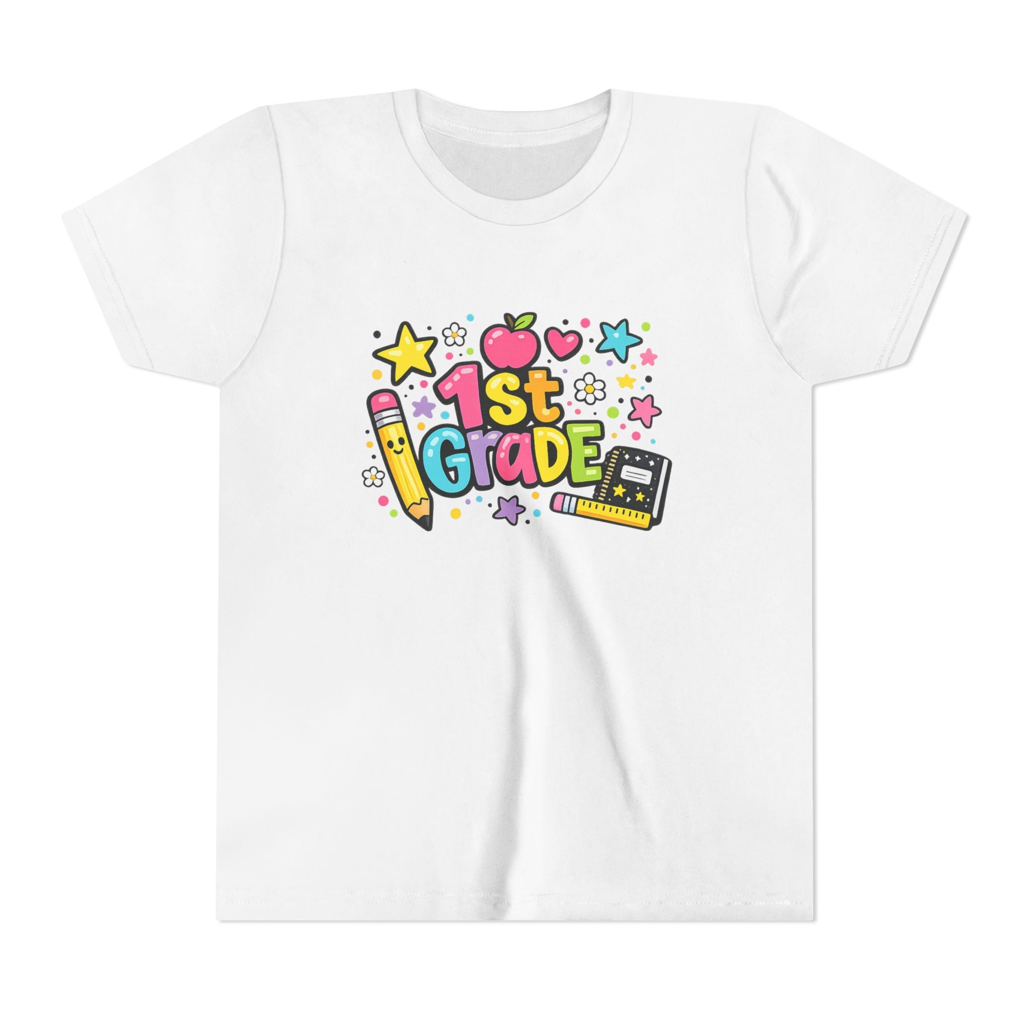 Youth 1st Grade Doodle Dot Grade Level Tee
