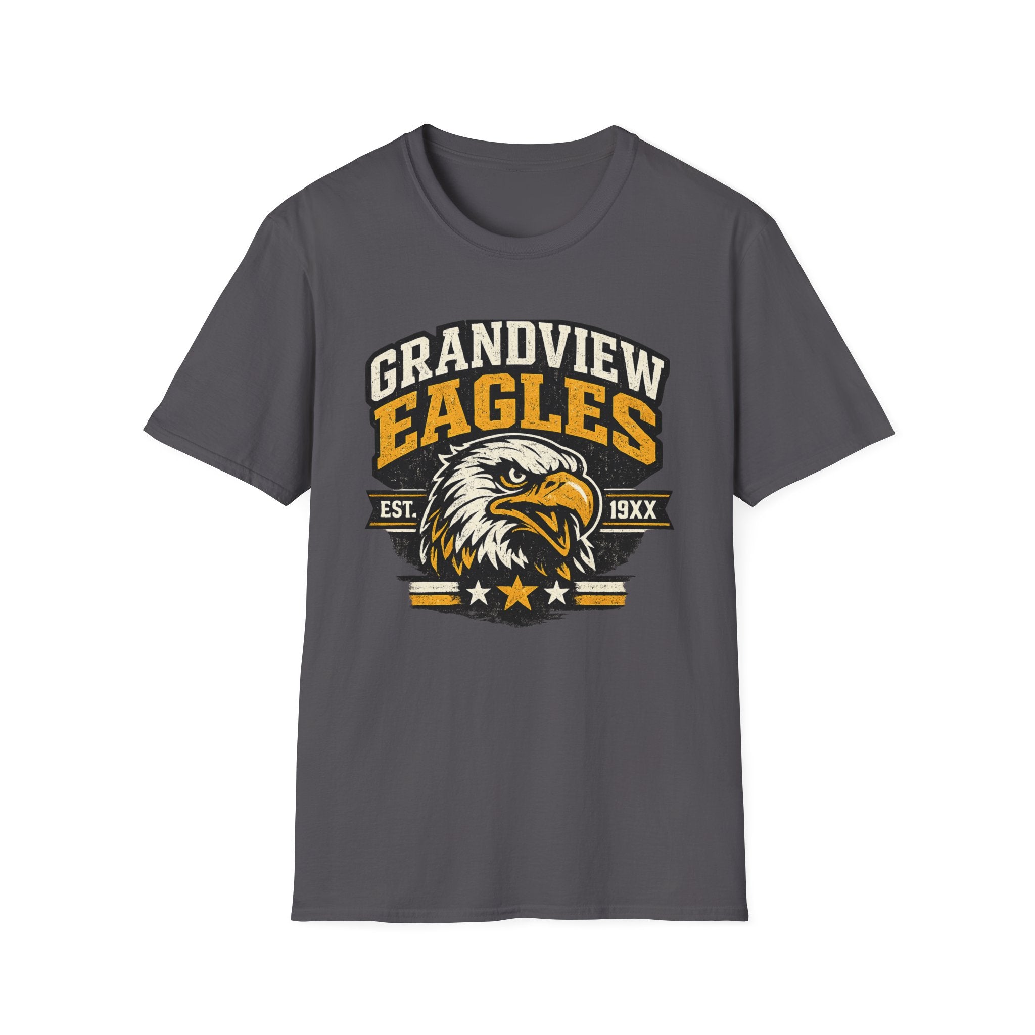 Adult Eagle Vintage School Mascot Tee