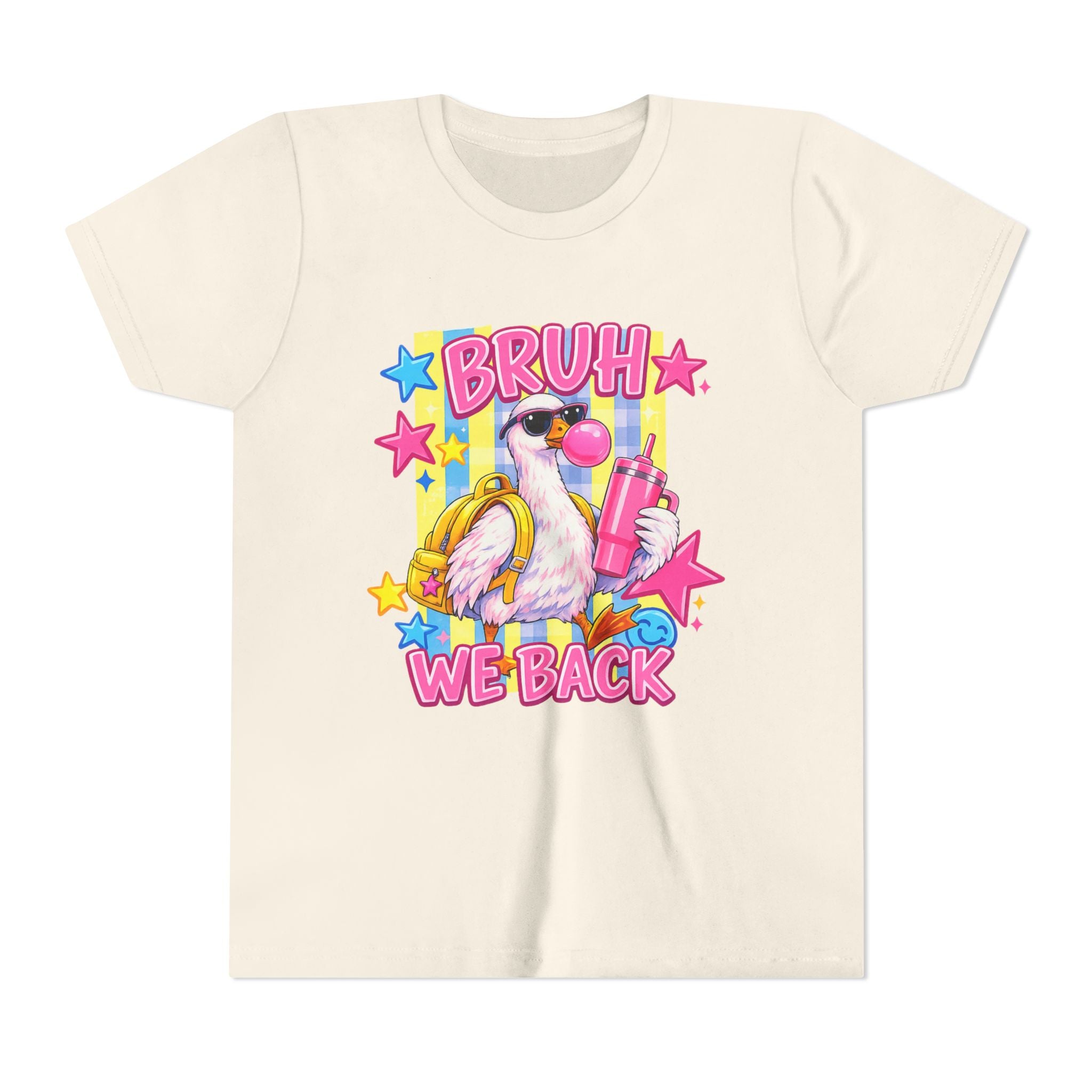 Youth Tee — 'Bruh We Back' Graphic Kids T-Shirt