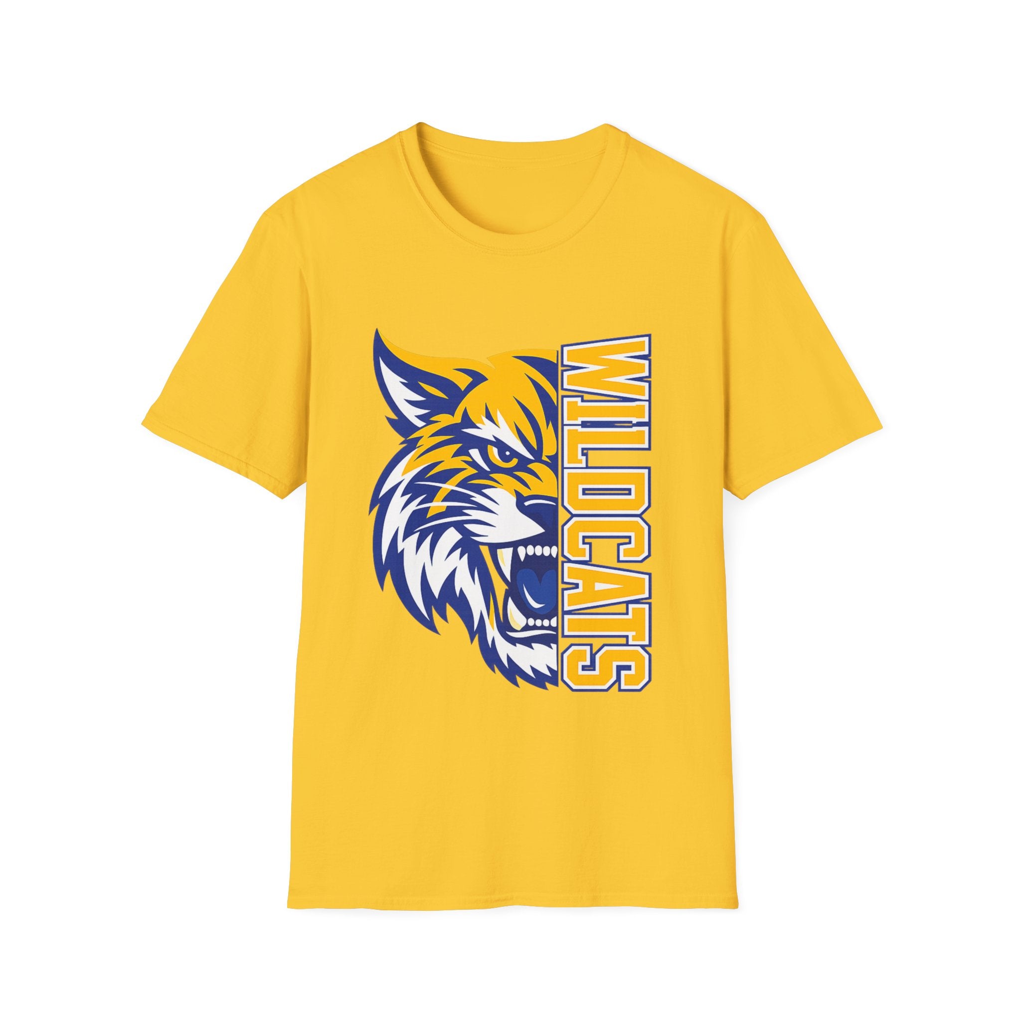 Adult Richwoods Wildcats In Your Face T-Shirt — Vintage School Mascot Tee