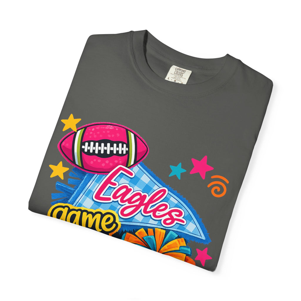 Adult Colorful Eagles Game Day T-Shirt — Football & Cheer Graphic Tee
