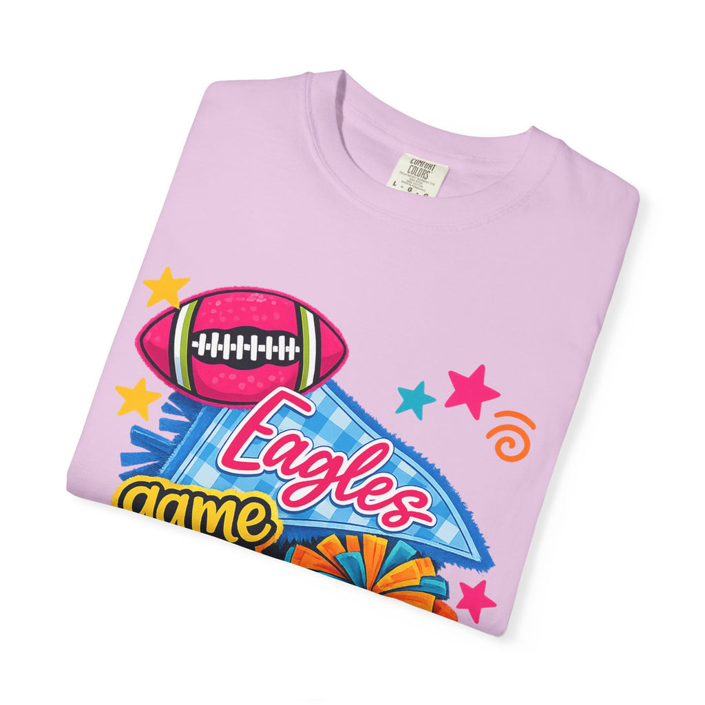 Adult Colorful Eagles Game Day T-Shirt — Football & Cheer Graphic Tee
