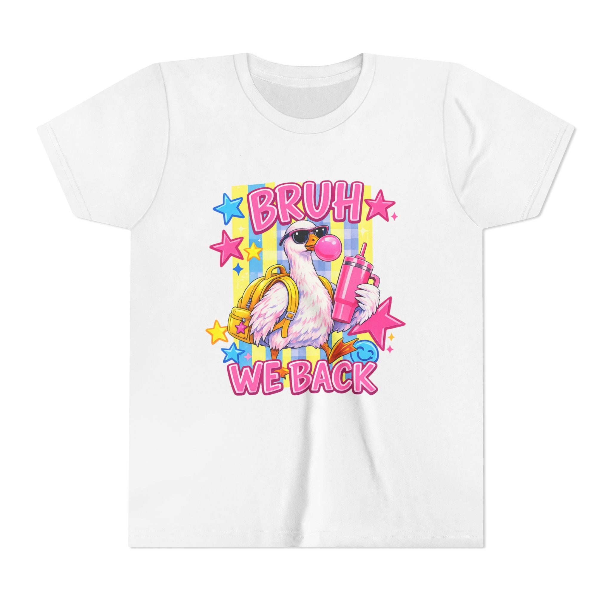 Youth Tee — 'Bruh We Back' Graphic Kids T-Shirt