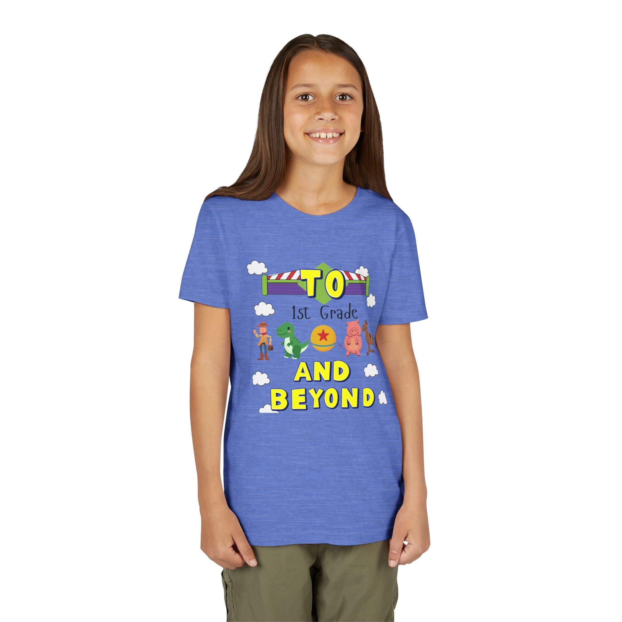First Grade and Beyond Youth Tee – Back to School Kid’s Shirt
