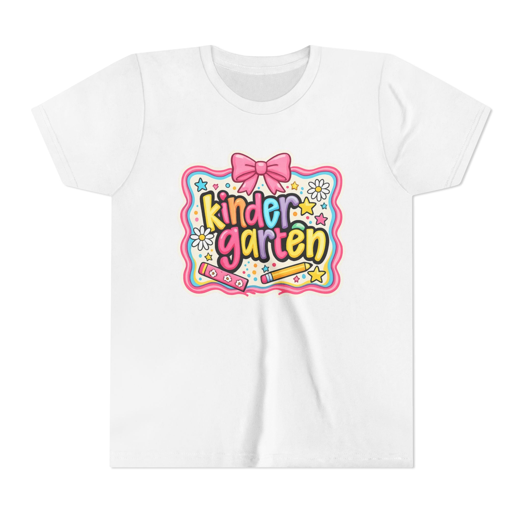 Kindergarten Cute Bow Kids Tee