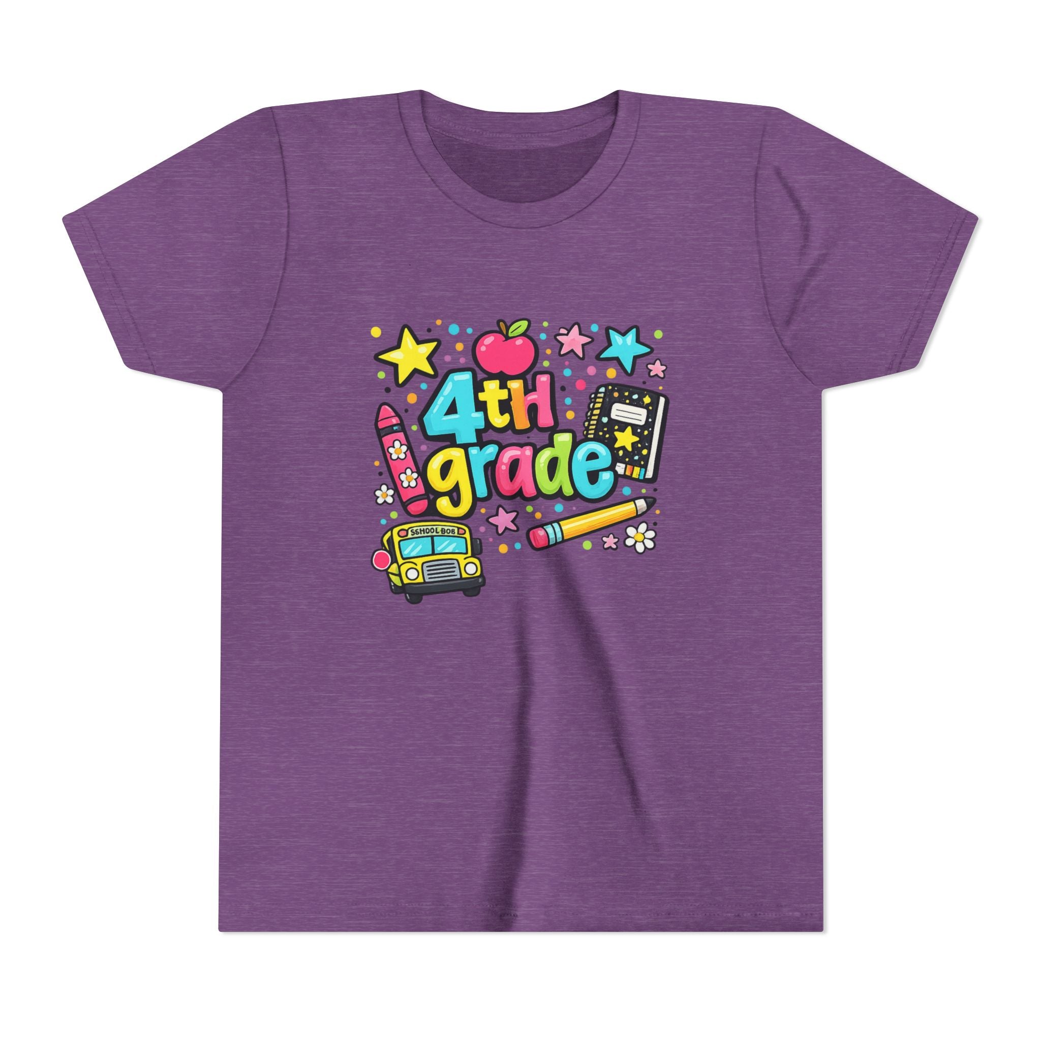 Youth 4th Grade Doodle Dot Grade Level Tee