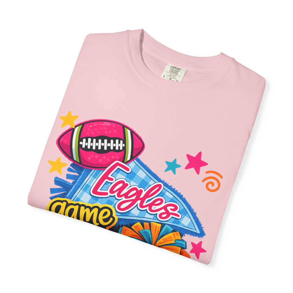Adult Colorful Eagles Game Day T-Shirt — Football & Cheer Graphic Tee