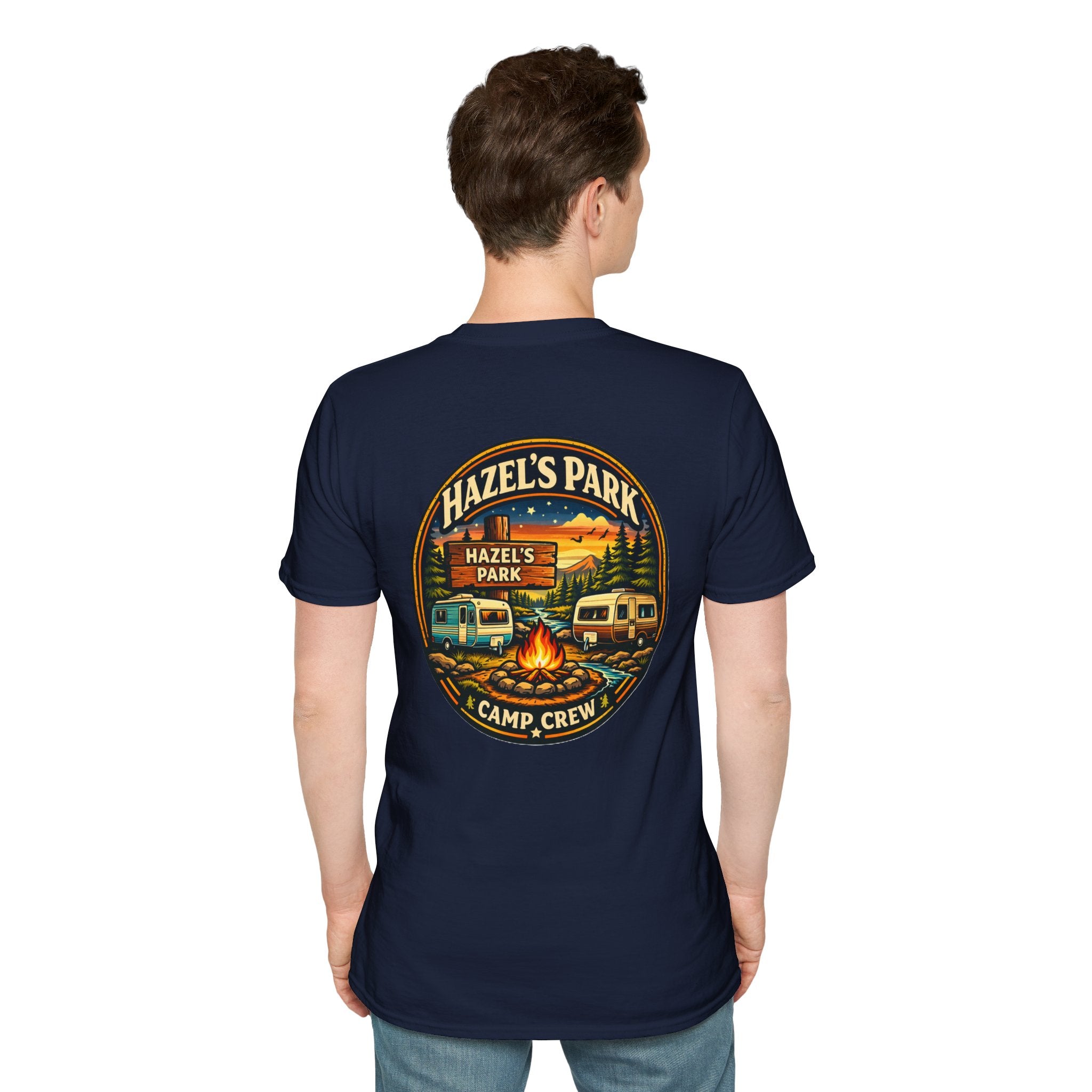 Hazel's Park Camp Crew T-Shirt | Campfire Badge 2026