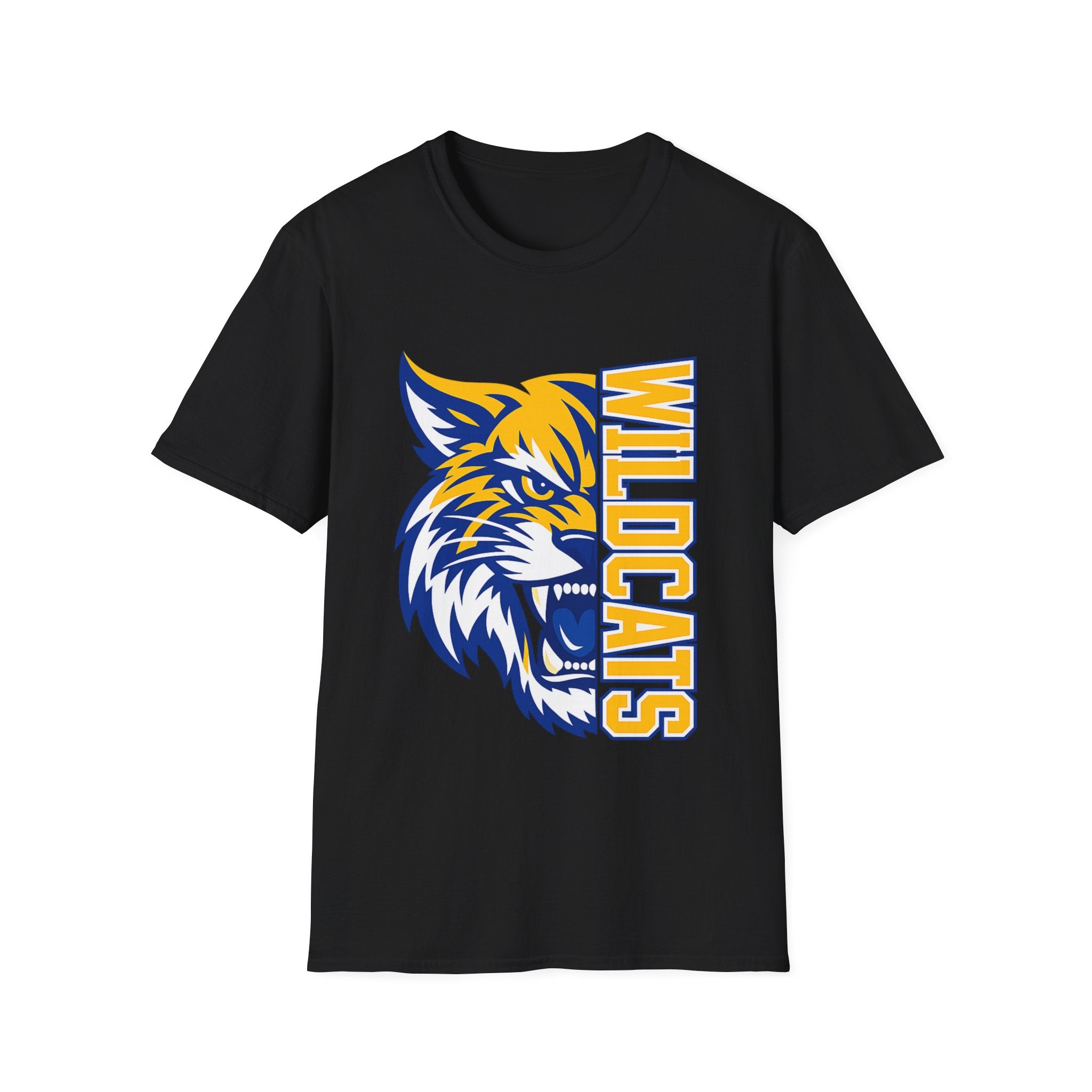 Adult Richwoods Wildcats In Your Face T-Shirt — Vintage School Mascot Tee