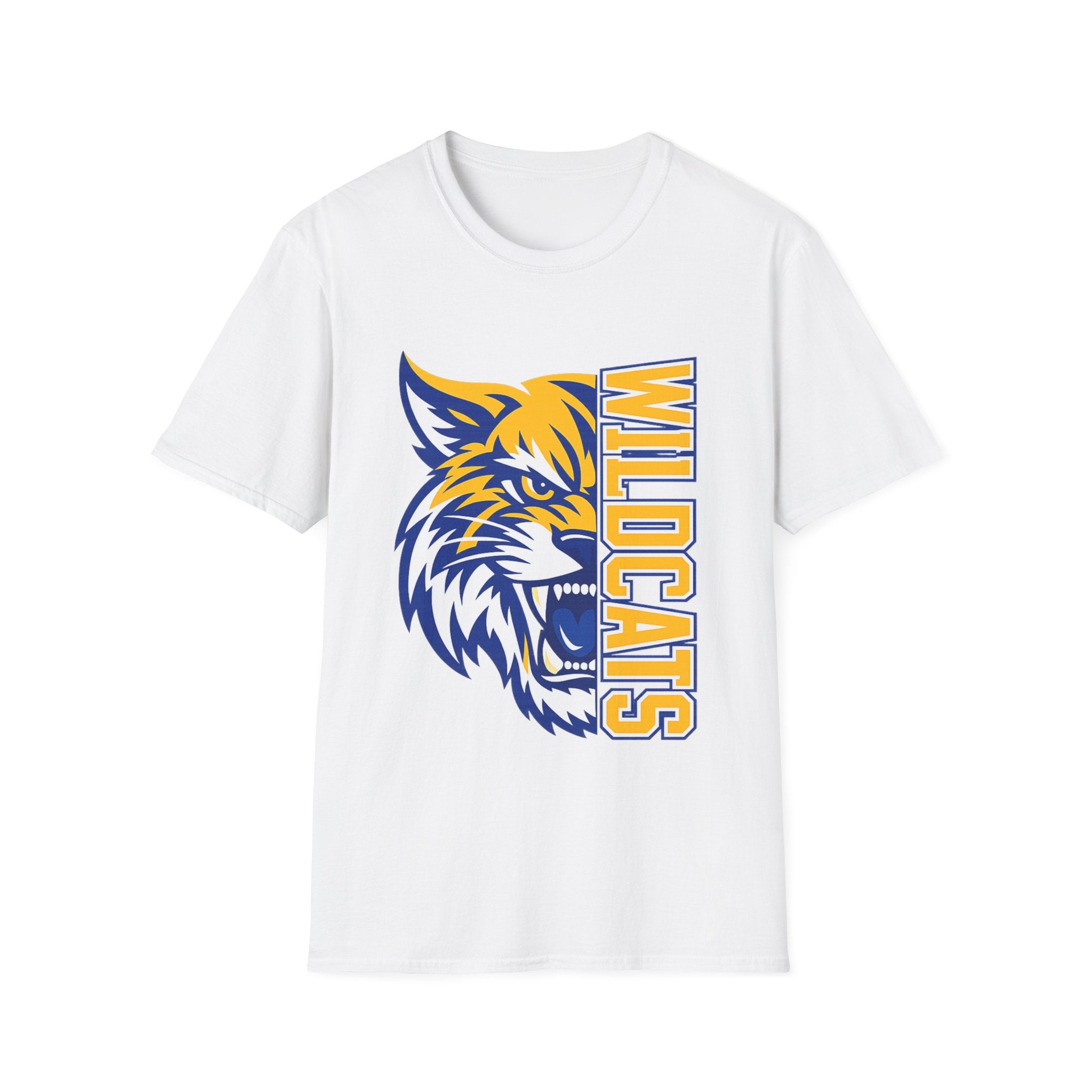 Adult Richwoods Wildcats In Your Face T-Shirt — Vintage School Mascot Tee