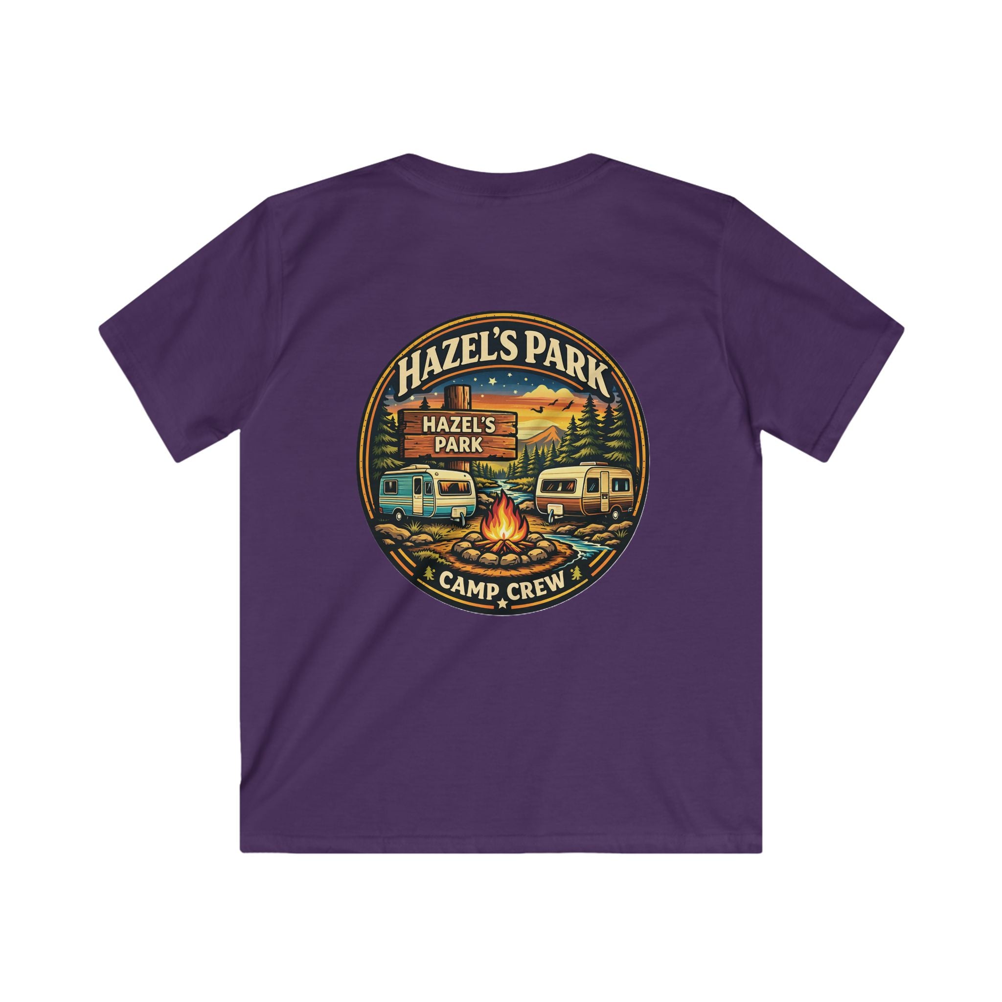 Kids Tee — Hazel’s Park Camp Crew Vintage Camper Camping Shirt