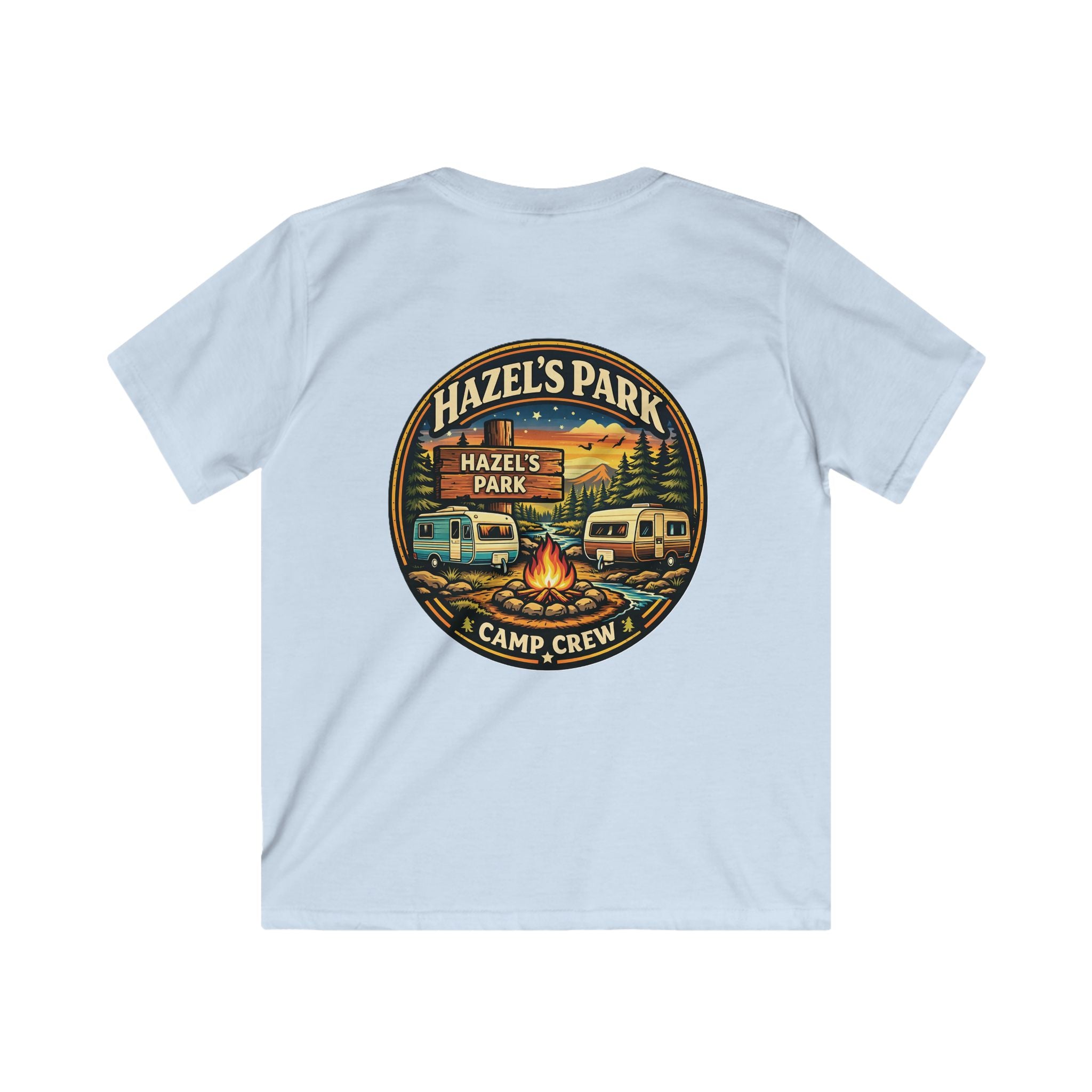 Kids Tee — Hazel’s Park Camp Crew Vintage Camper Camping Shirt
