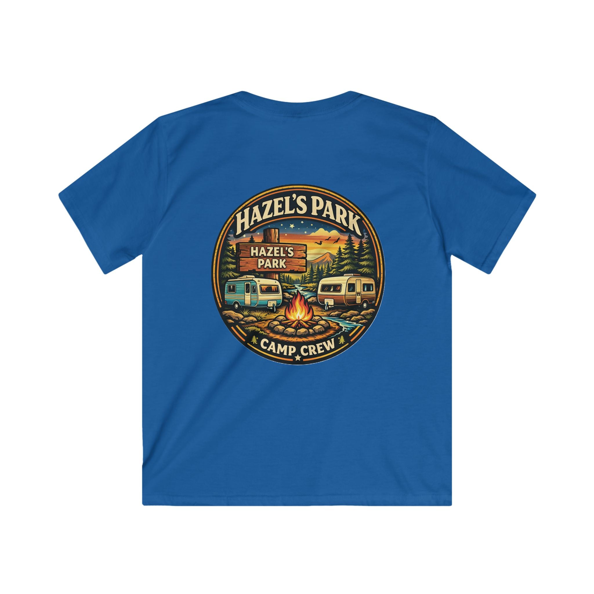 Kids Tee — Hazel’s Park Camp Crew Vintage Camper Camping Shirt