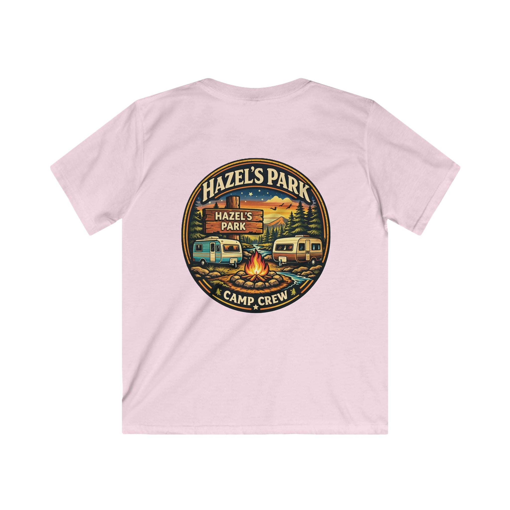 Kids Tee — Hazel’s Park Camp Crew Vintage Camper Camping Shirt