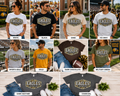 Adult Eagles Grandview Camo Hex Logo T-Shirt | Military Camo School Spirit