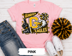 Youth Tee - 'Grandview G Eagles' Cheer Team Shirt