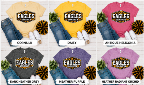 Eagles Grandview Cheetah Logo T-Shirt