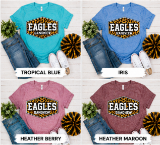 Eagles Grandview Cheetah Logo T-Shirt