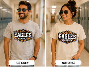 Eagles Grandview Cheetah Logo T-Shirt