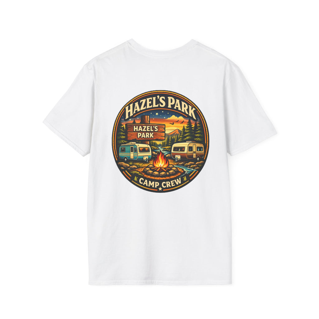 Hazel's Park Camp Crew T-Shirt | Campfire Badge 2026