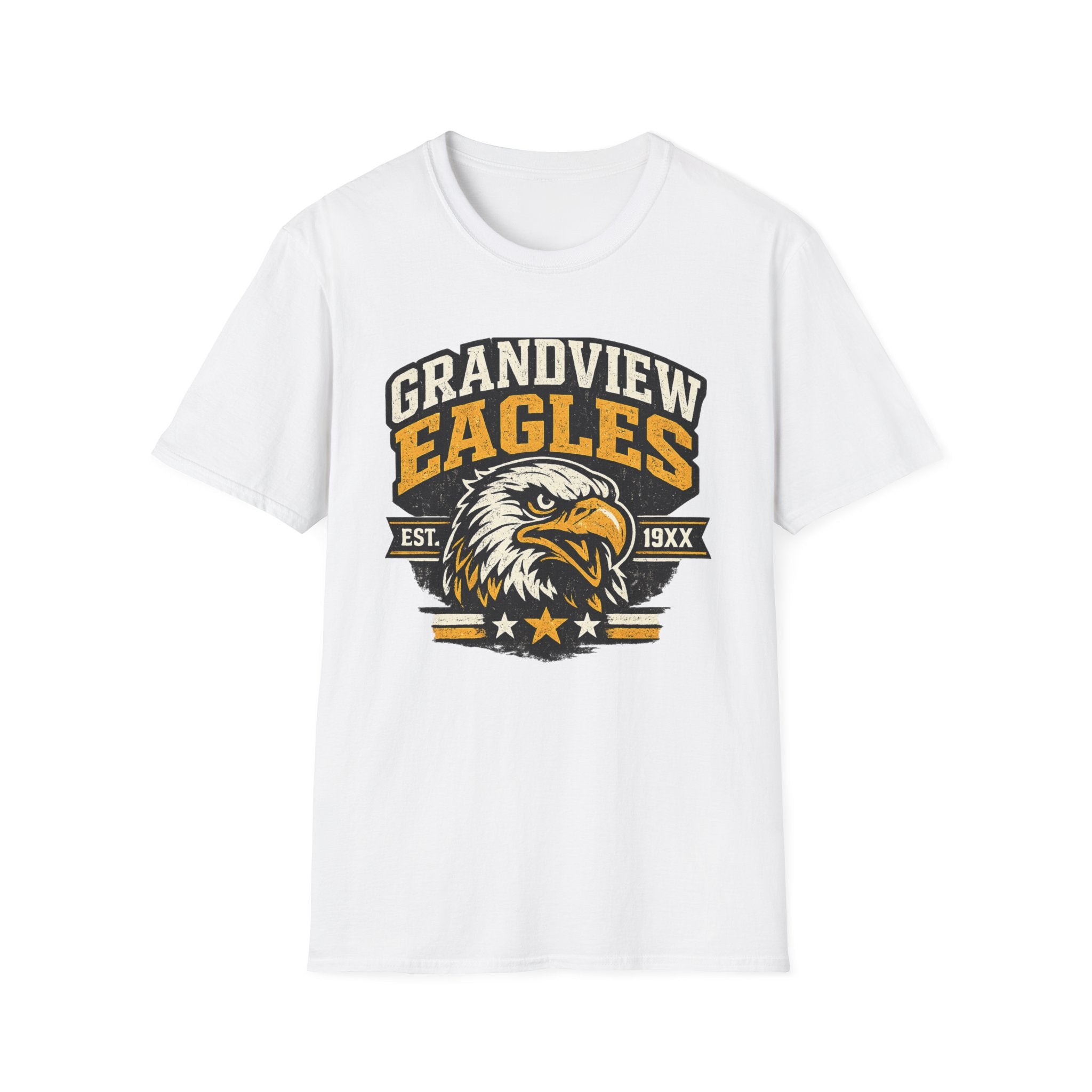 Adult Eagle Vintage School Mascot Tee