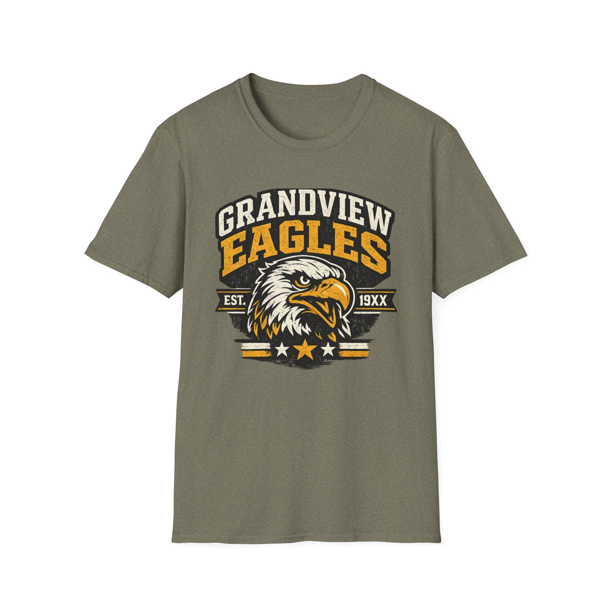 Adult Eagle Vintage School Mascot Tee