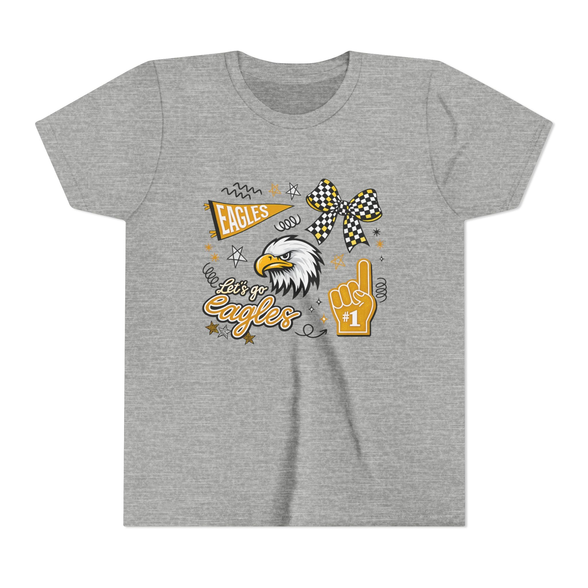 Youth Eagle Cheer and Spirt Mascot Tee