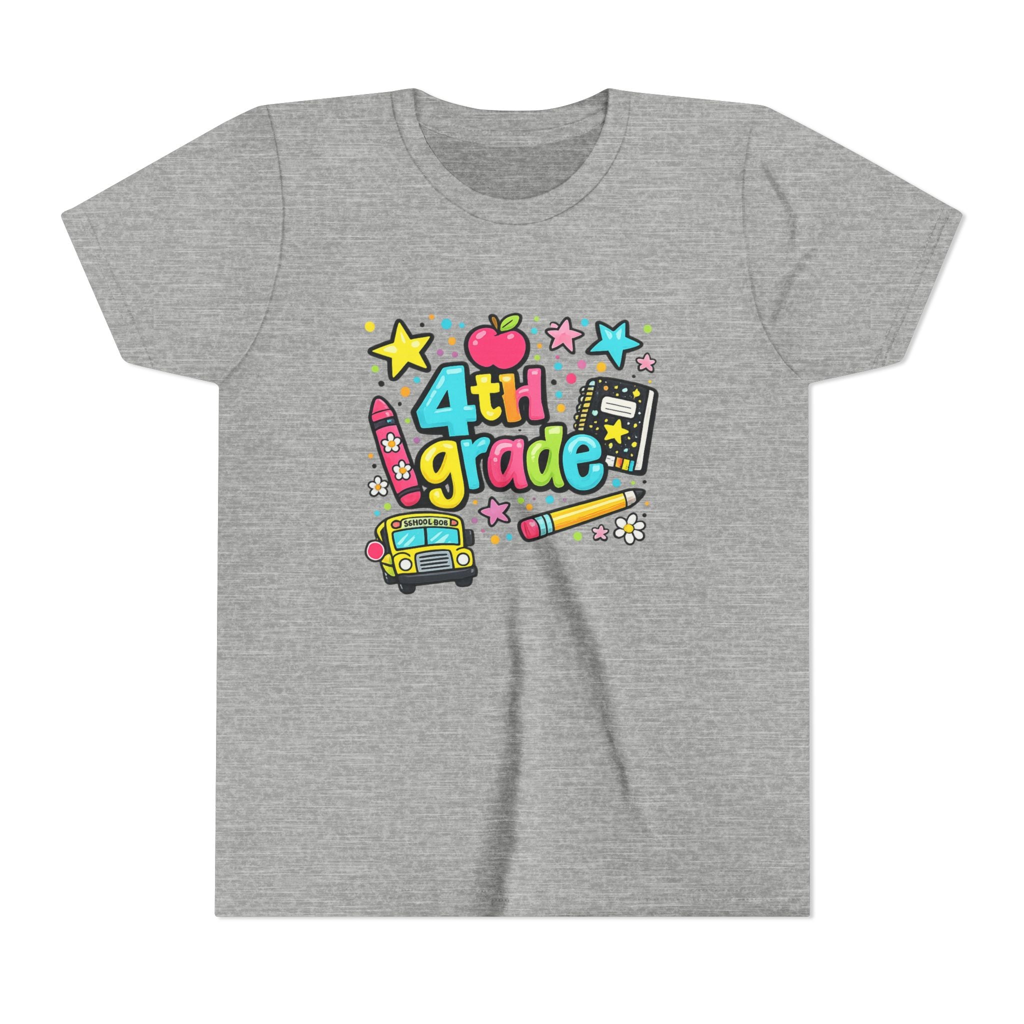 Youth 4th Grade Doodle Dot Grade Level Tee