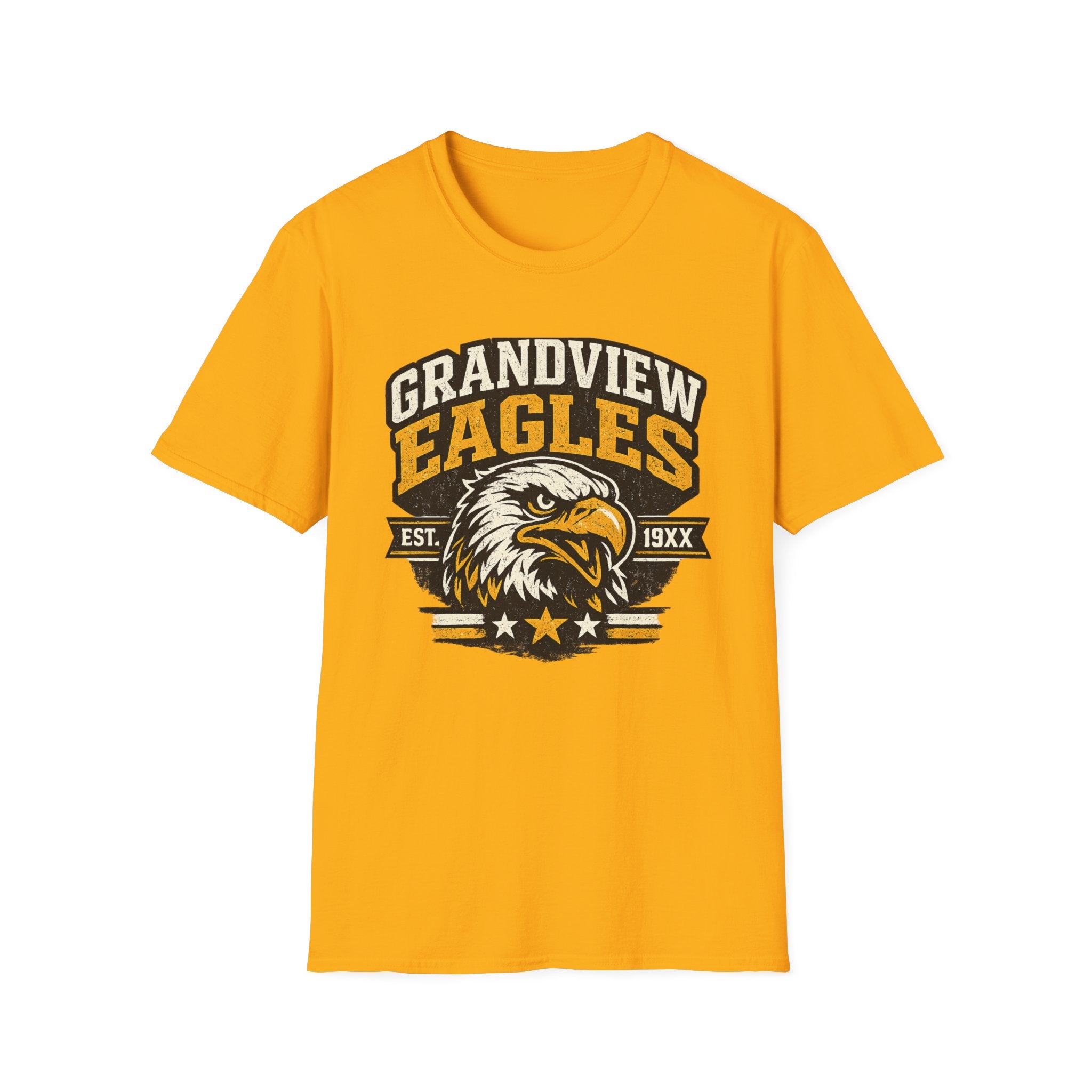 Adult Eagle Vintage School Mascot Tee