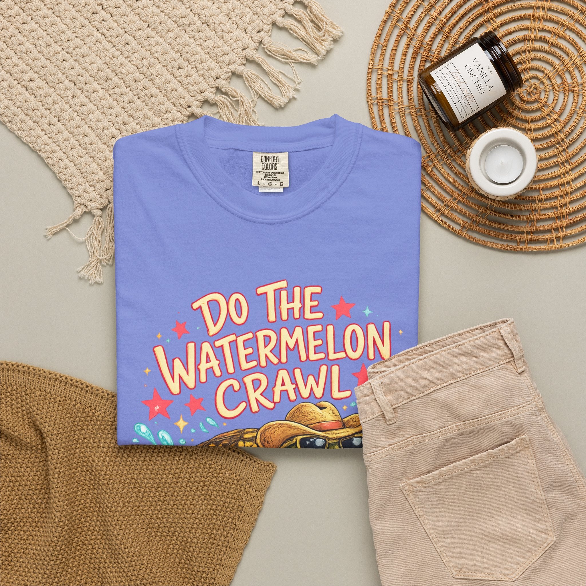 Do the Watermelon Crawl T-Shirt — Turtle on Watermelon Summer Tee