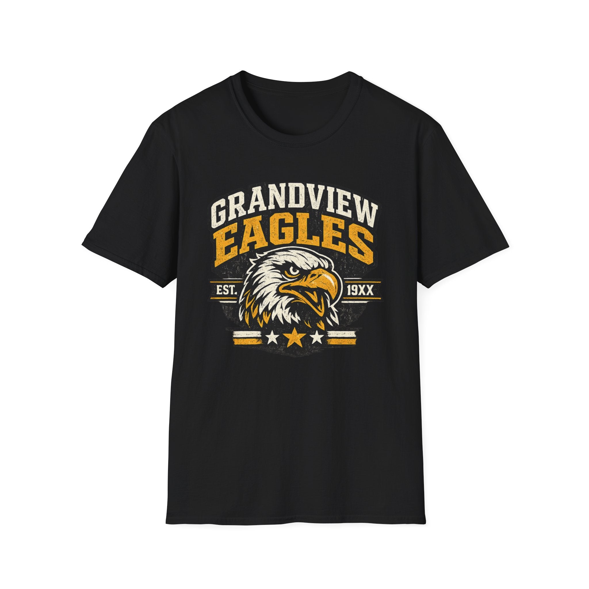 Adult Eagle Vintage School Mascot Tee