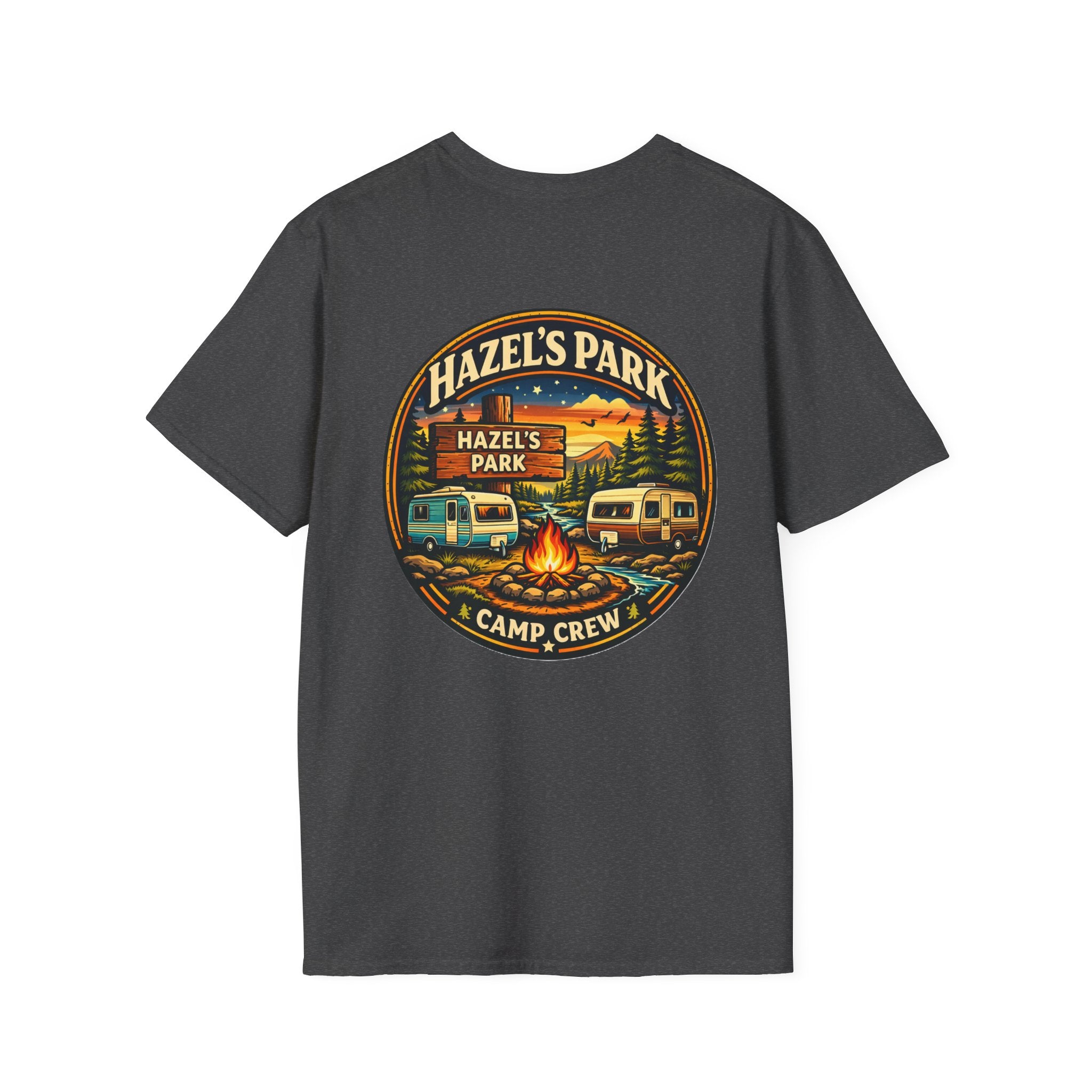 Hazel's Park Camp Crew T-Shirt | Campfire Badge 2026