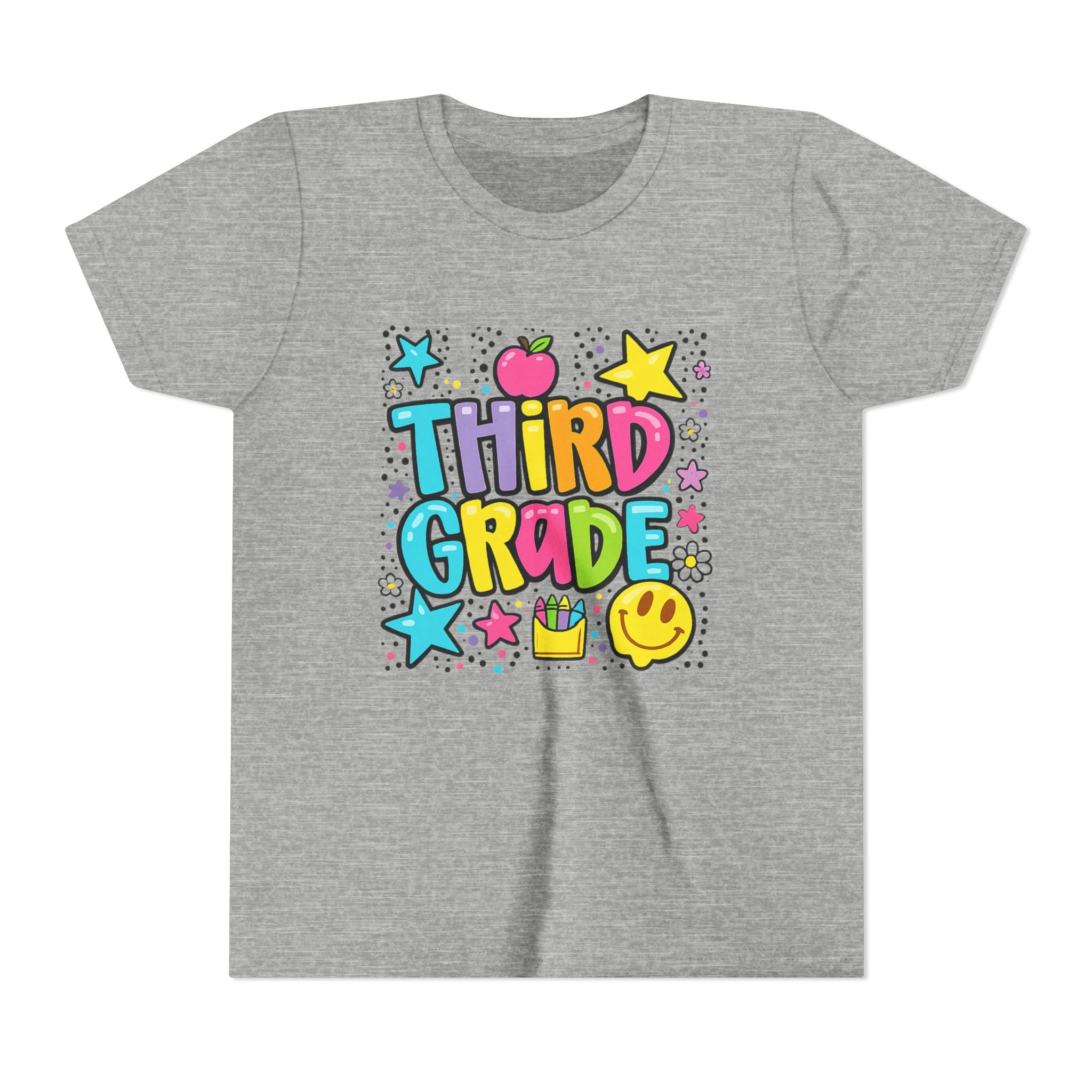 Youth 3rd Grade Doodle Dot Grade Level Tee