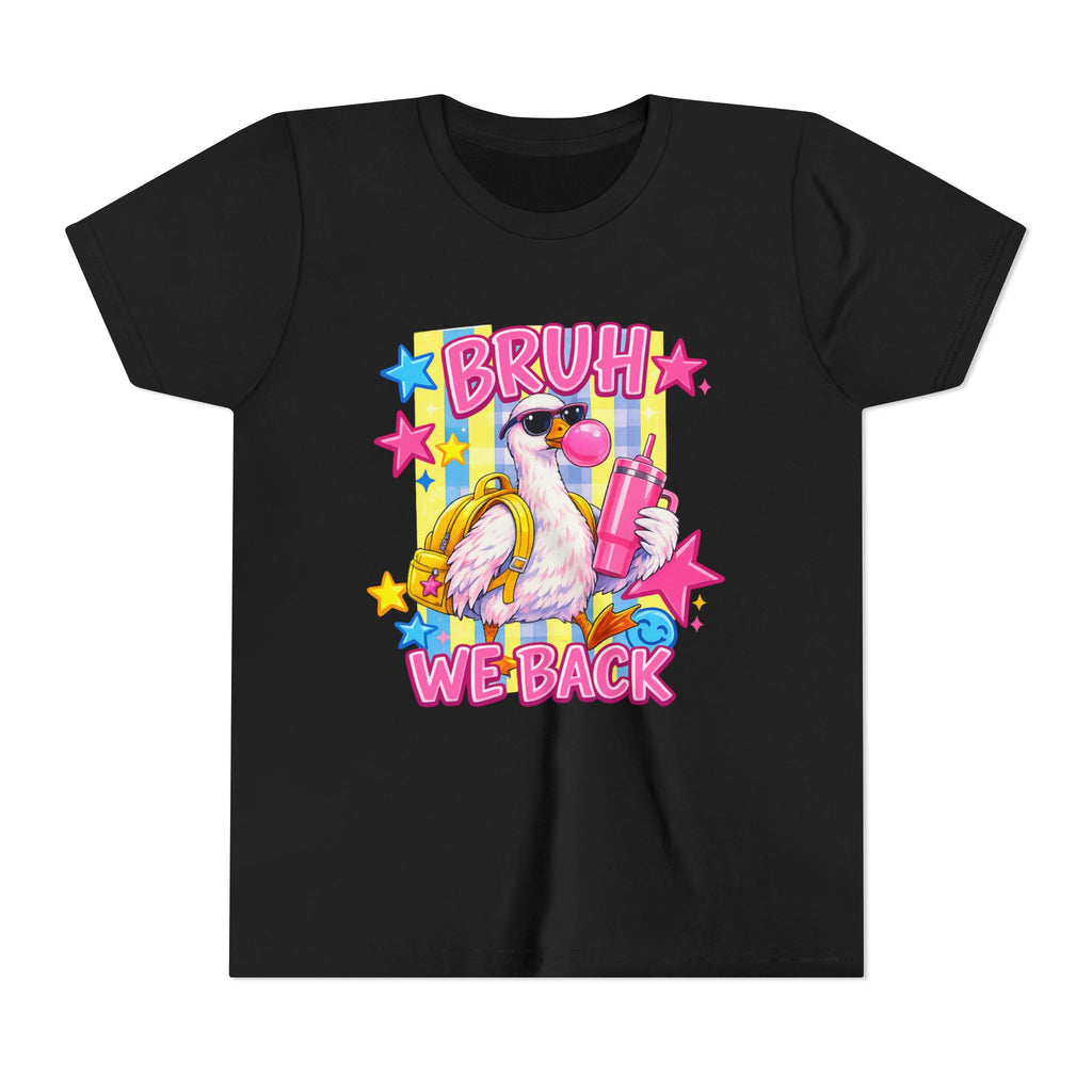 Youth Tee — 'Bruh We Back' Graphic Kids T-Shirt