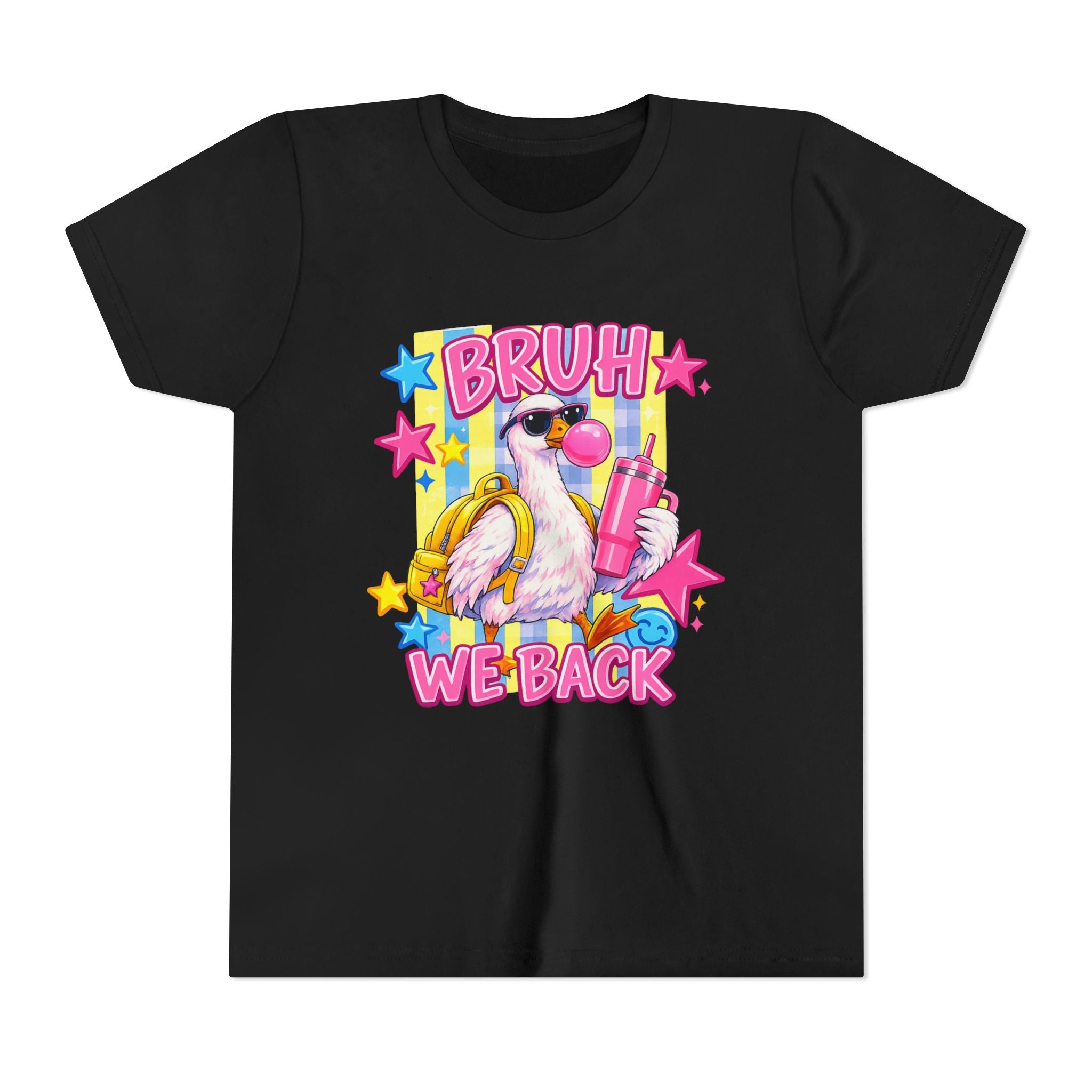 Youth Tee — 'Bruh We Back' Graphic Kids T-Shirt