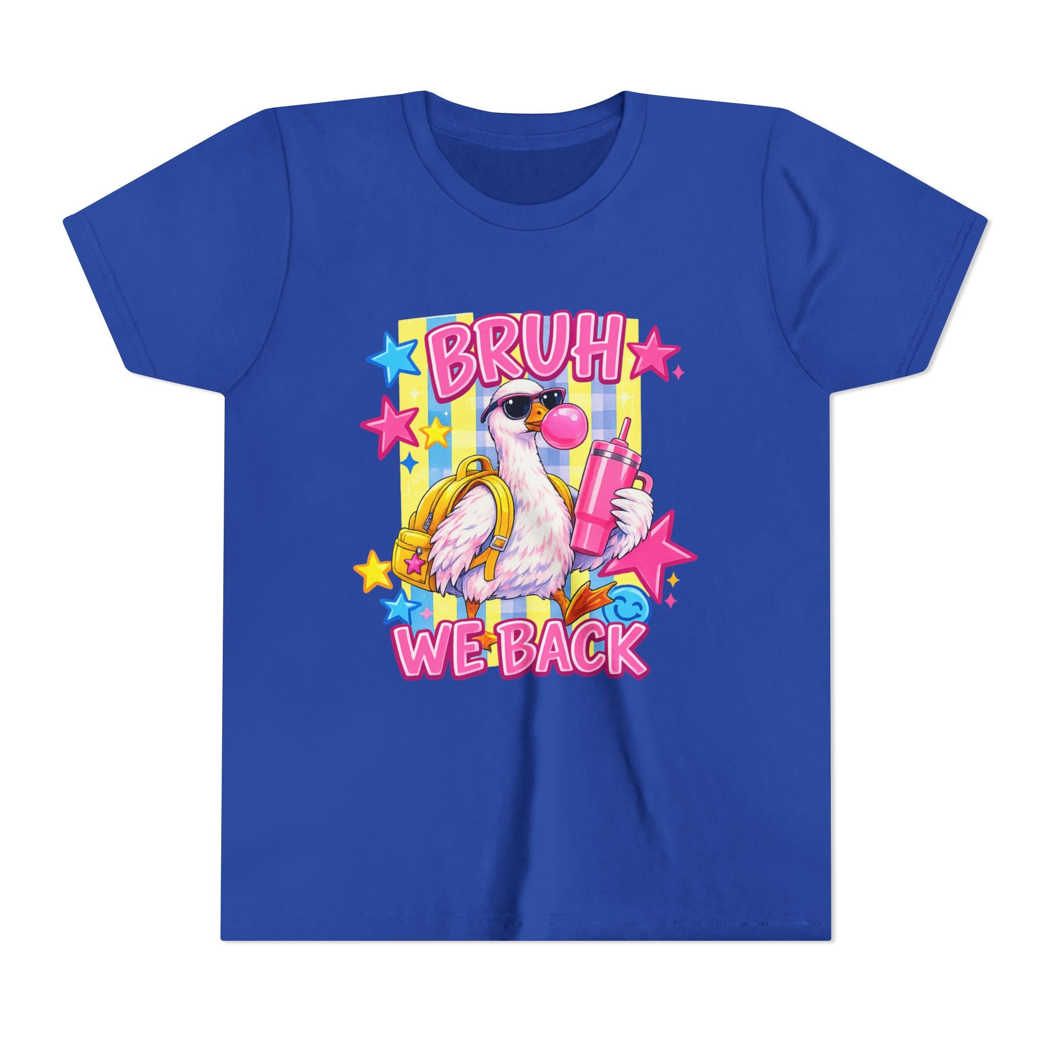Youth Tee — 'Bruh We Back' Graphic Kids T-Shirt
