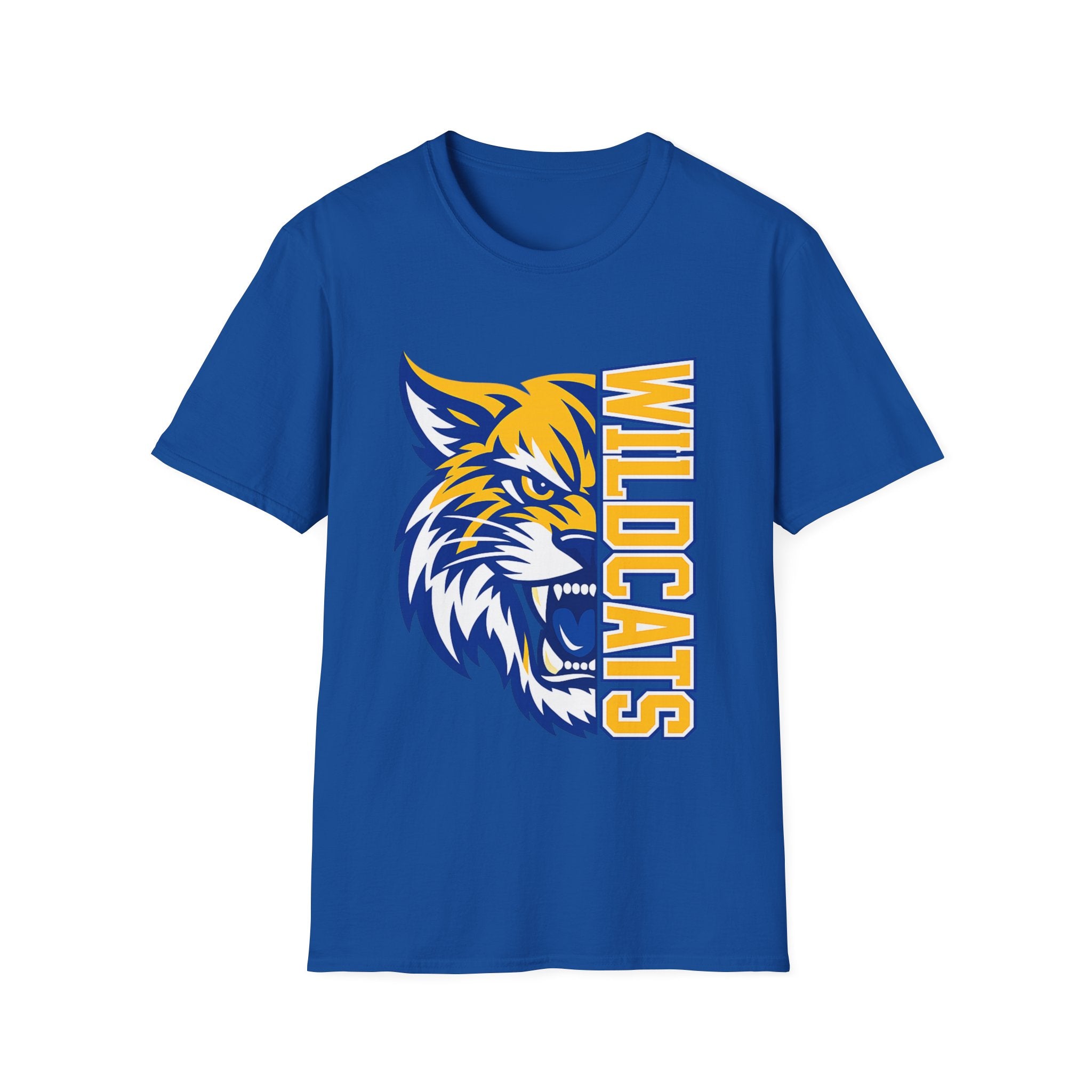 Adult Richwoods Wildcats In Your Face T-Shirt — Vintage School Mascot Tee